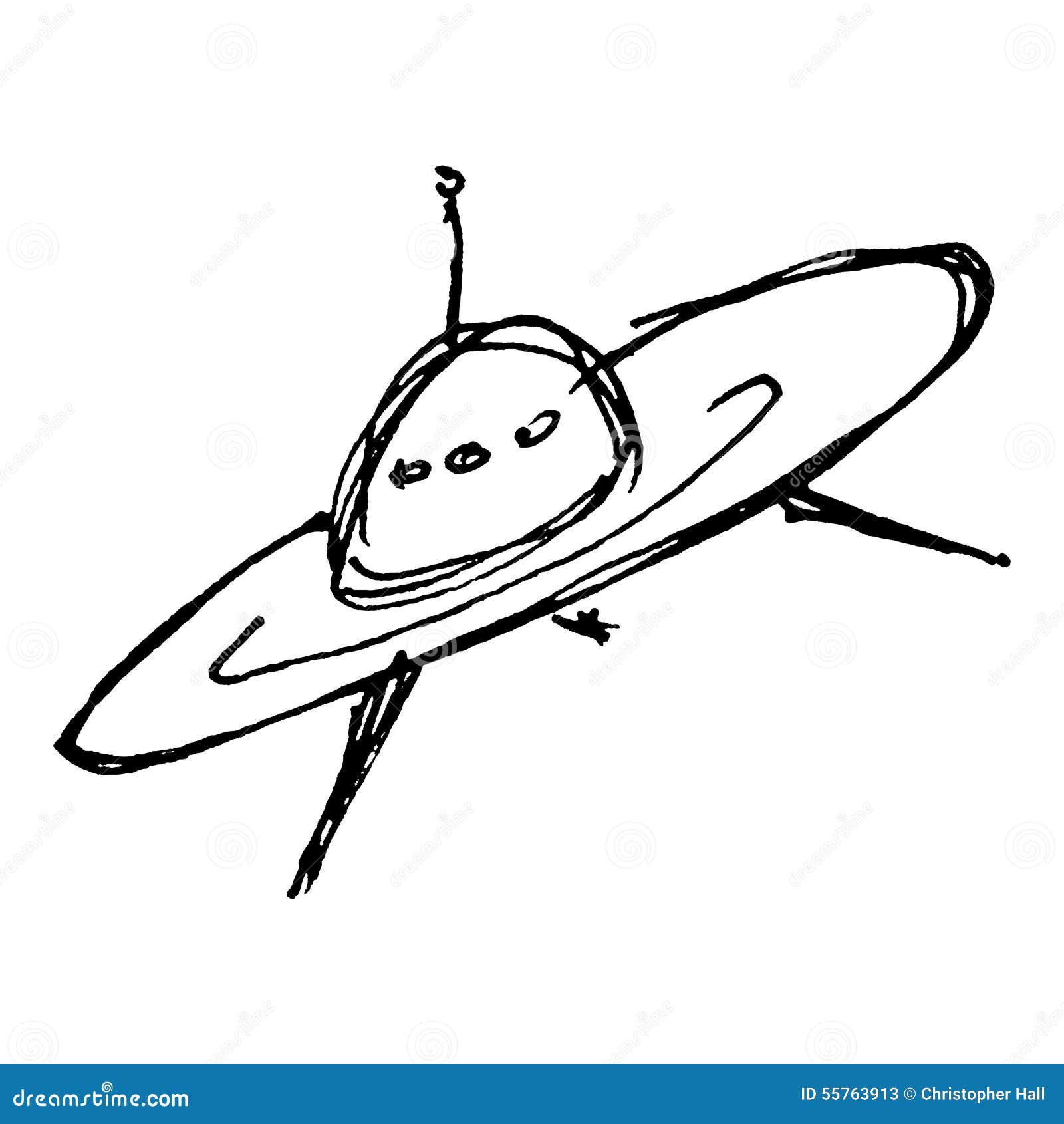 Desenho De Esboço De Uma Nave Espacial Ilustração do Vetor - Ilustração de  foguete, projeto: 55763913