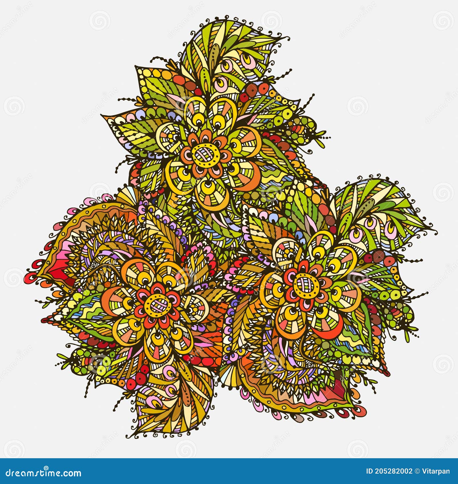 Mandala a colorir ilustração stock. Ilustração de rabisco - 79142025