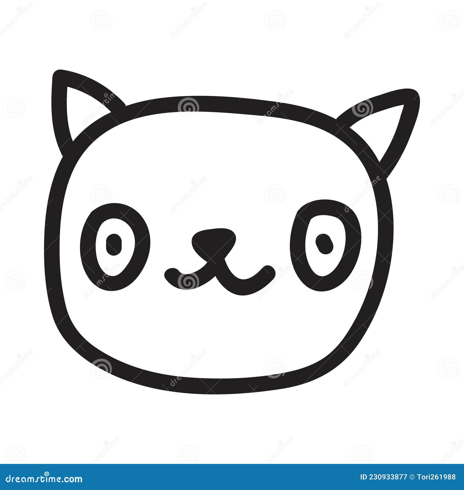 Vetores e ilustrações de Gatinho preto bonito desenhos animados para  download gratuito