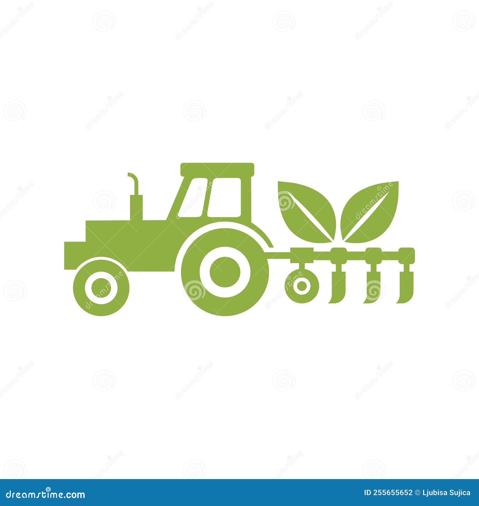 Desenho Do Logotipo Da Agricultura De Tratores Isolado Em Fundo Branco  Ilustração do Vetor - Ilustração de superior, produto: 255655652