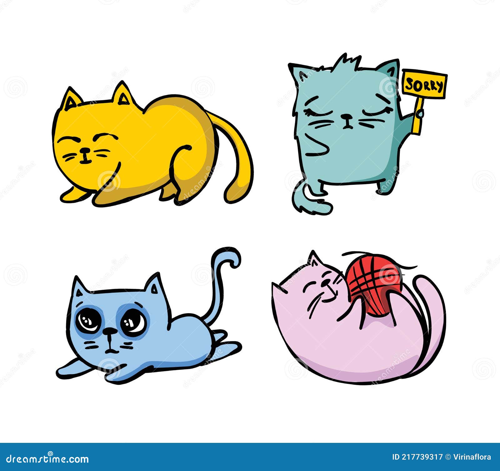 Gatinho bonito  Gatos bonitos, Gatos de desenho animado, Animais