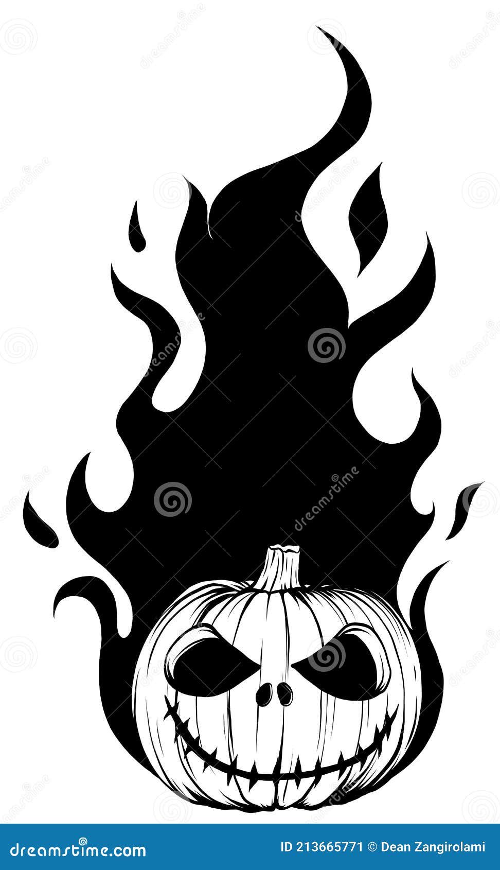 Vetor De Mão Desenhar Abóbora De Halloween Clipart De Stock, Royalty-Free