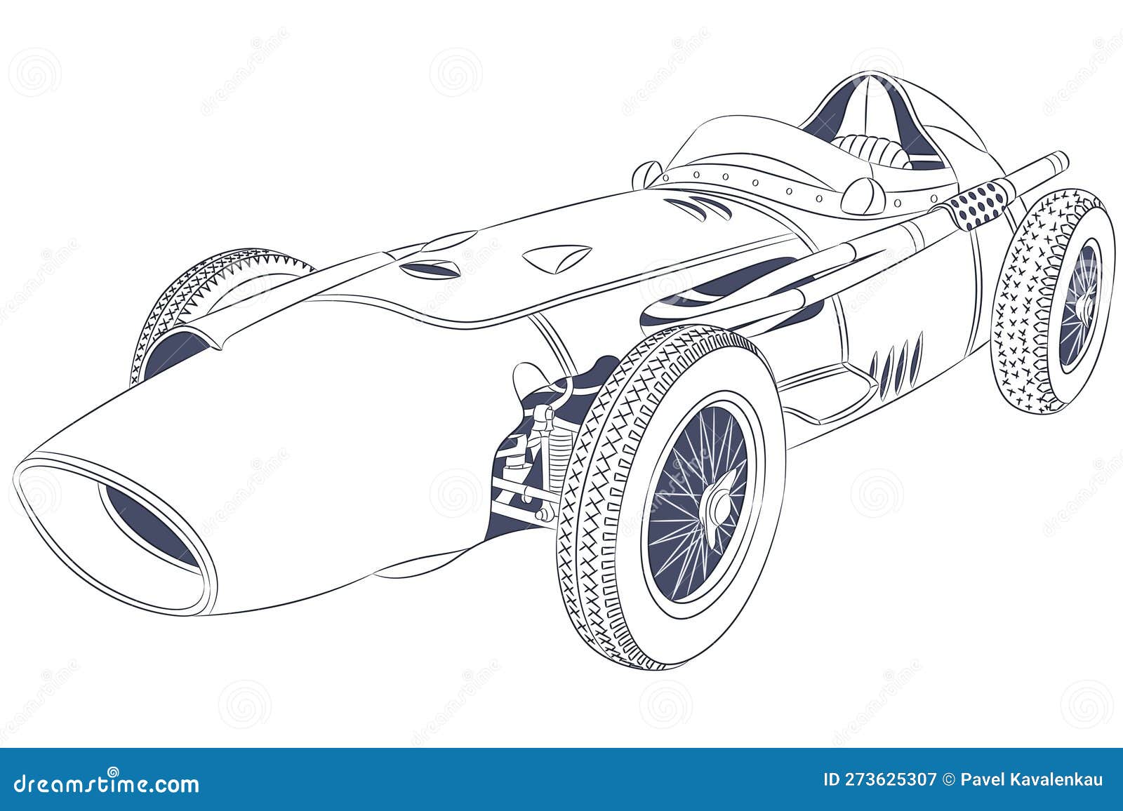 Baixar Vetor De Ilustrações De Carros De Corrida Planos Antigos