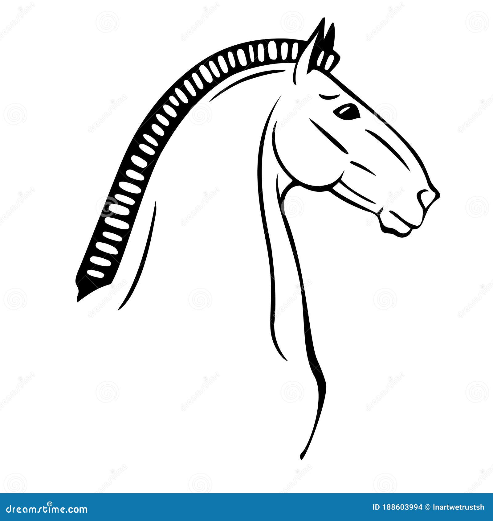 Vetores de Como Desenhar Cavalo Cavalo De Desenho Fácil Para