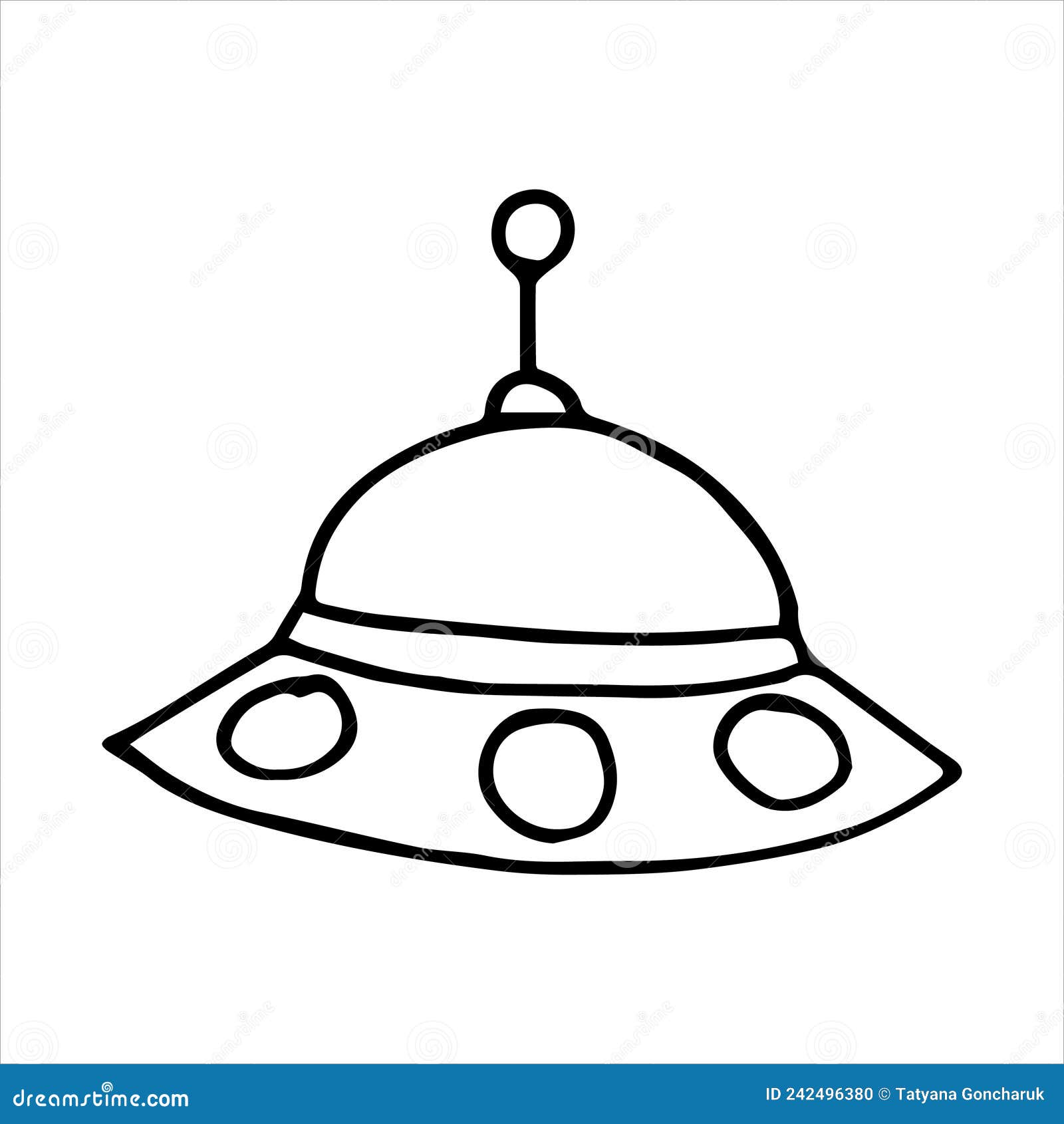Desenho Vetorial No Estilo De Rabisco. Disco Voador. Desenho De Linha  Infantil. Aliens De Discos Voadores Espaciais. Ilustração do Vetor -  Ilustração de objeto, arte: 242496380
