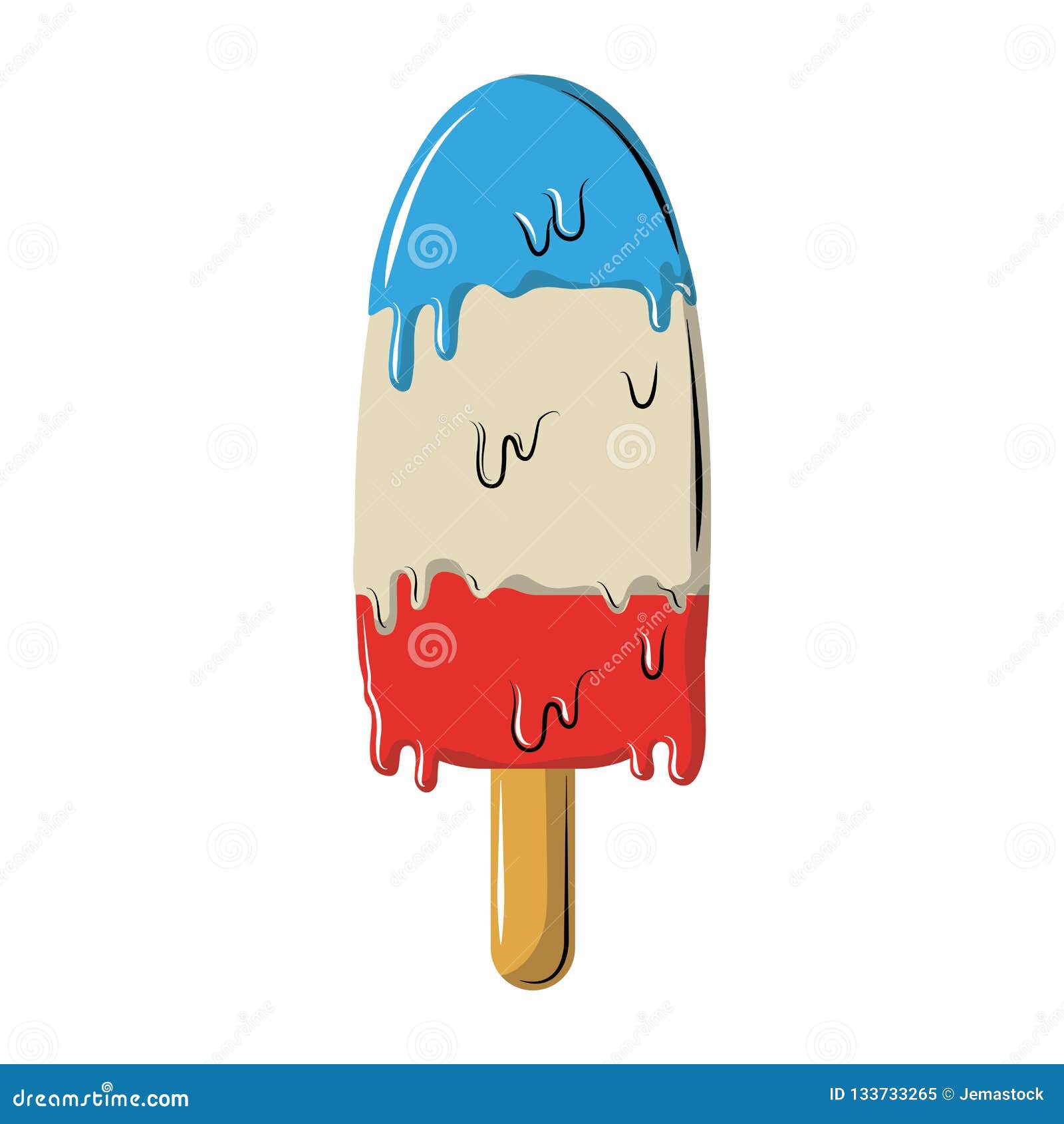 How to draw kawaii cute POPSICLE l Como desenhar PICOLÉ fofo Kawaii -  Drawing to Draw 