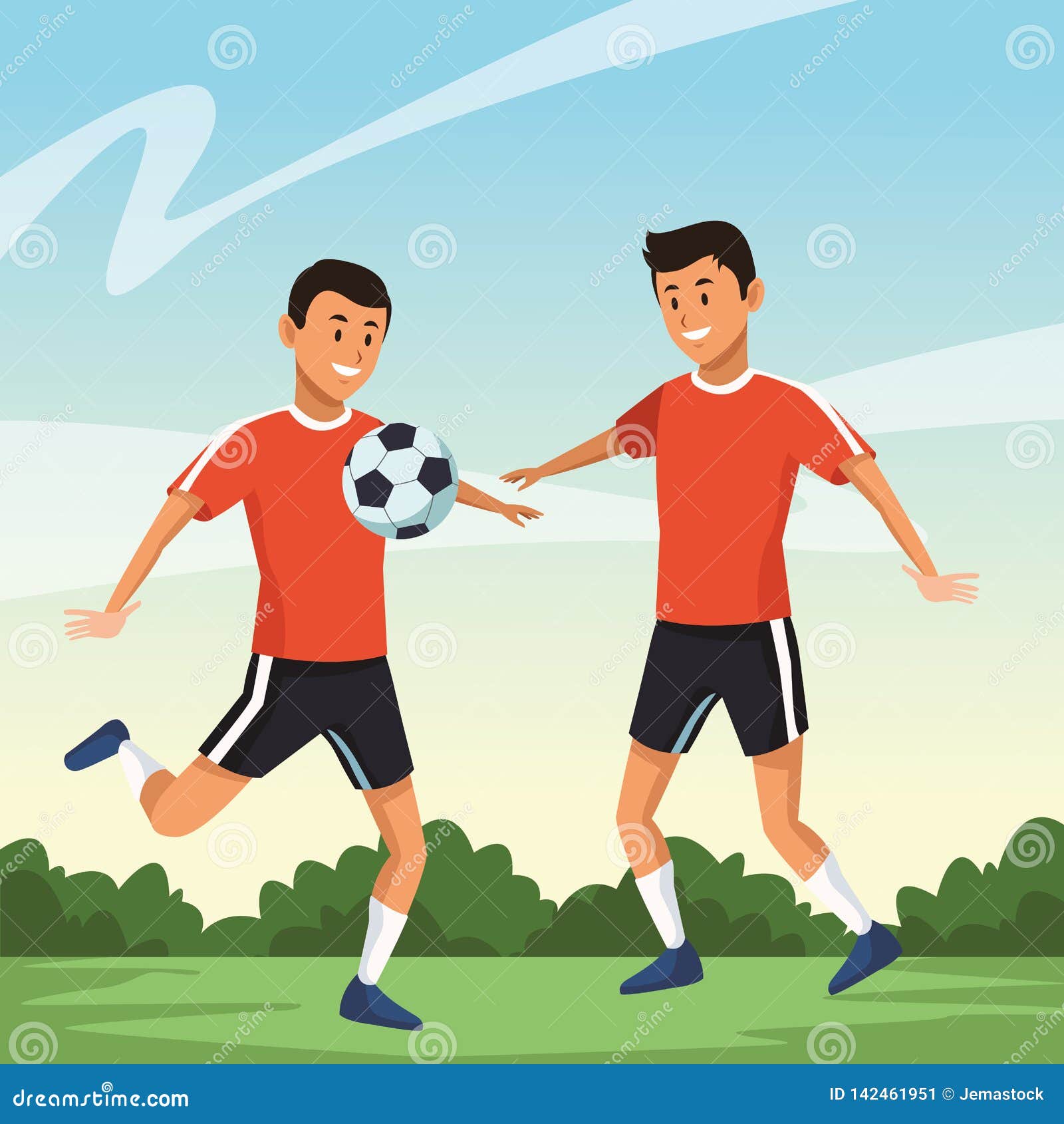 Vetores de Cartões De Futebol Masculinos De Desenho Animado Ilustração De  Vetor Isolado Pessoas Ativas Jogando Futebol Em Diferentes Poses e mais  imagens de Futebol - iStock