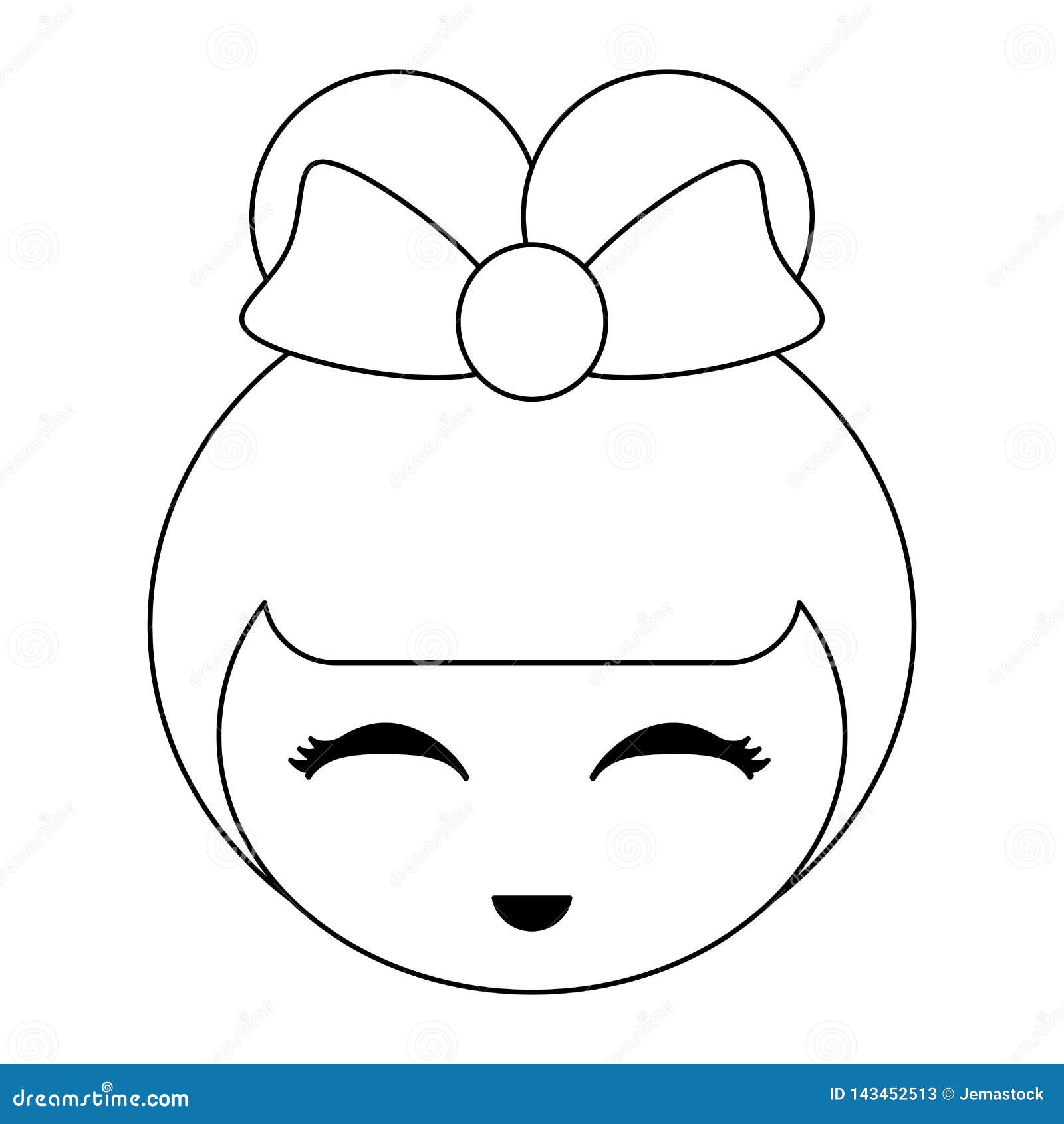Desenho preto e branco da boneca do Japão, japão, branco, rosto png
