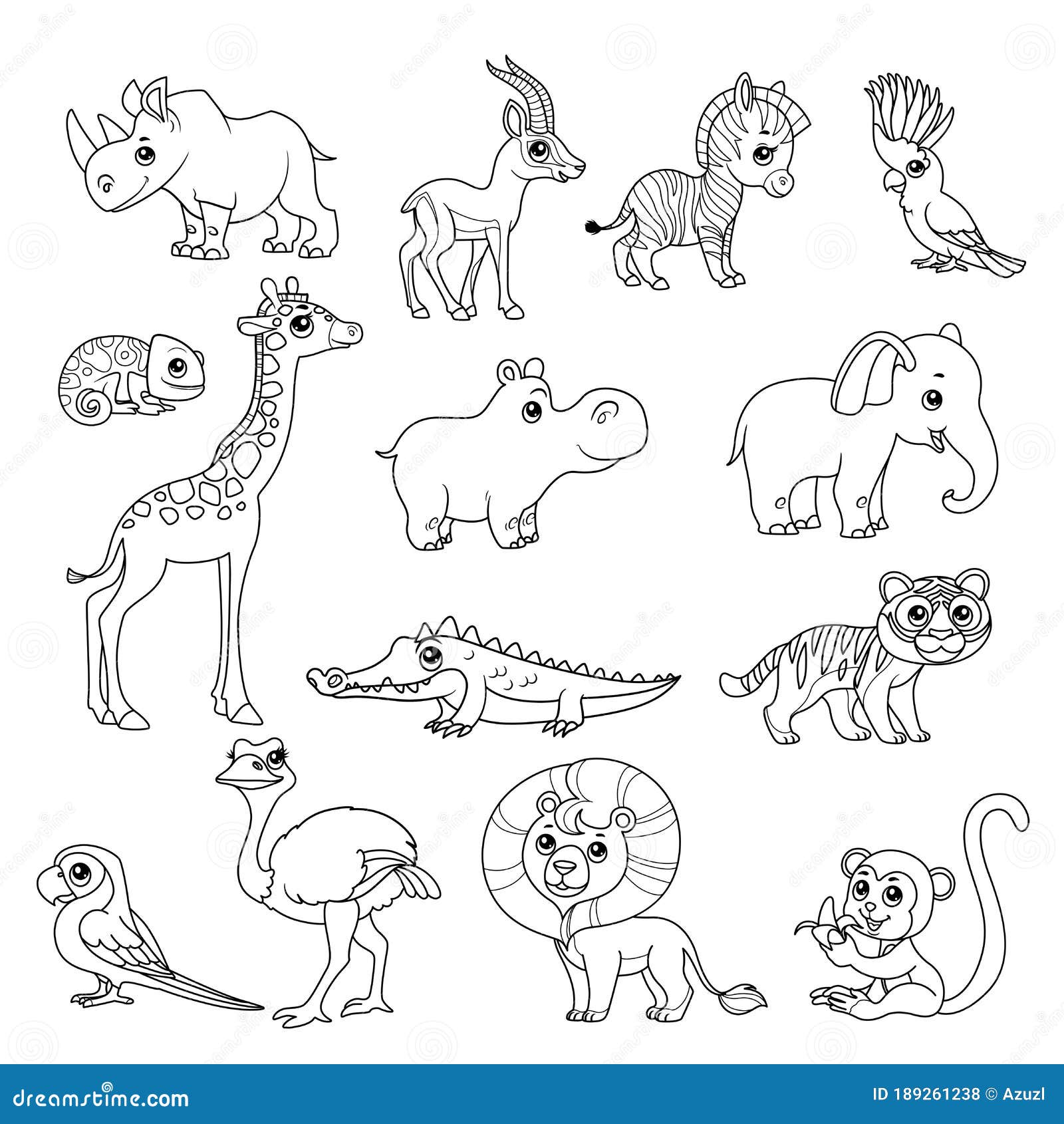 Desenhos De Animais Da Floresta Para Colorir Para Colorir