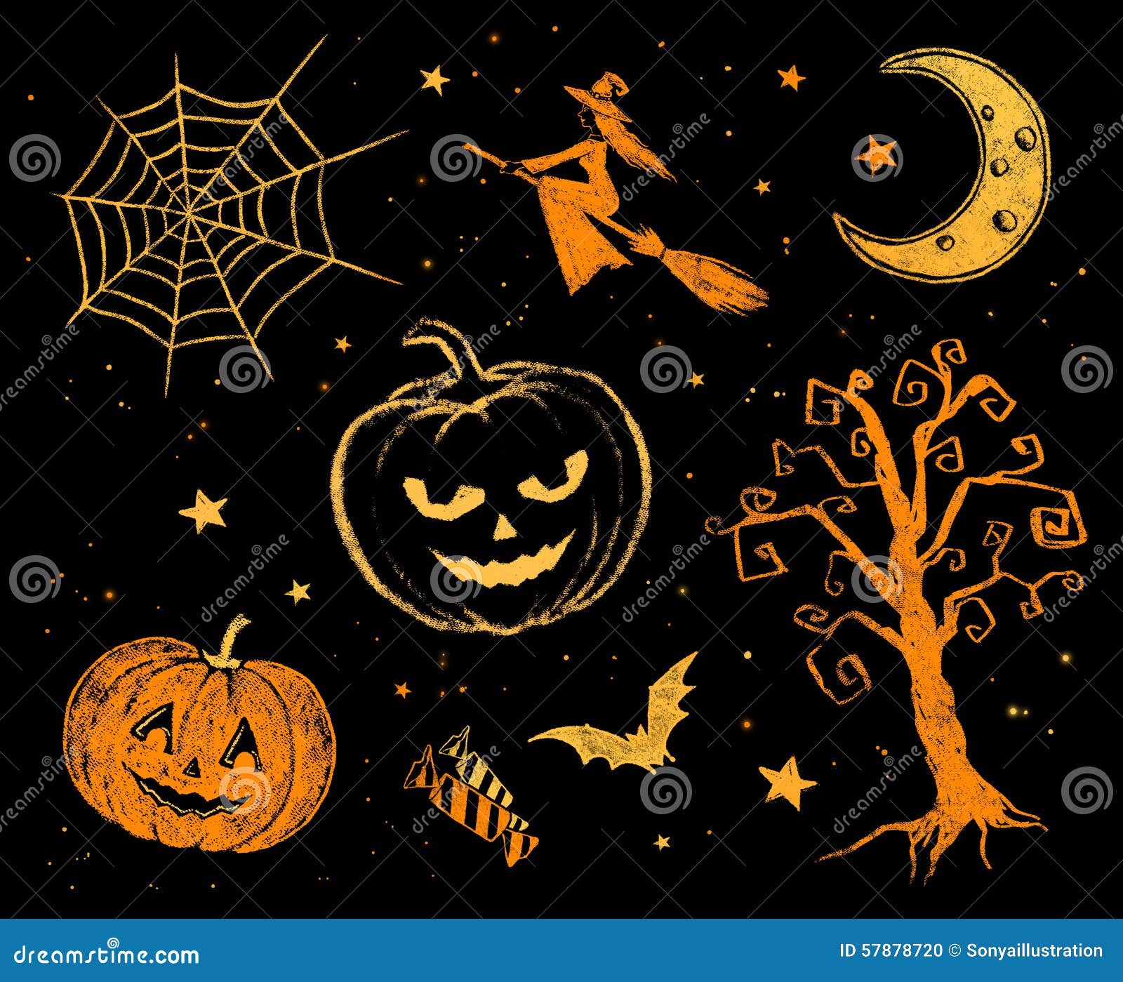 Vetores de Abóbora De Halloween Desenho Ilustração Vetorial e mais imagens  de Arranhado - iStock