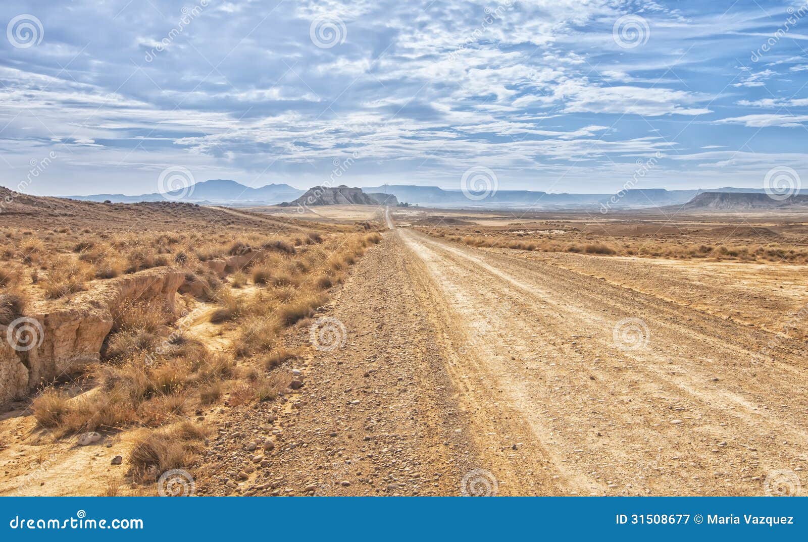 desert of the bardenas reales in navarre