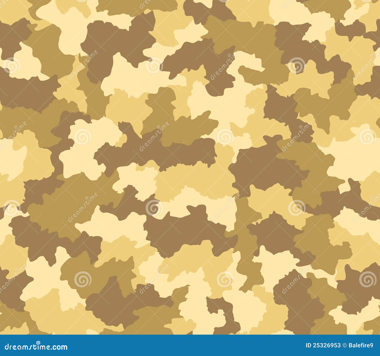 Desert Camouflage Seamless Pattern Stock Illustration - Illustration of ...