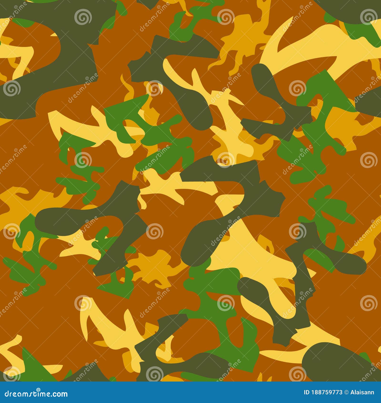 Desert Camouflage of Various Shades of Brown, Yellow, Green and Grey ...