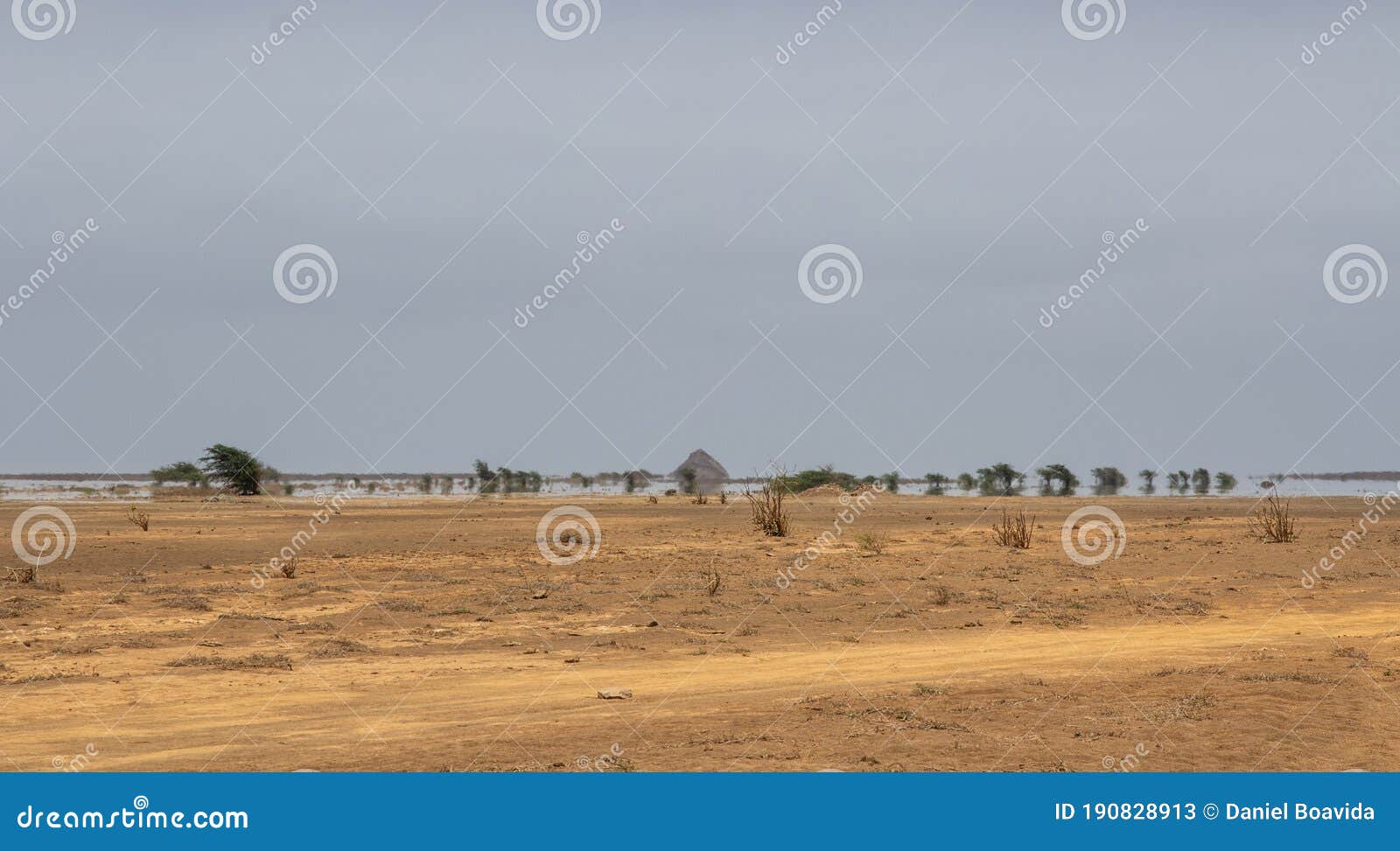 desert in cape verde in the middle of island