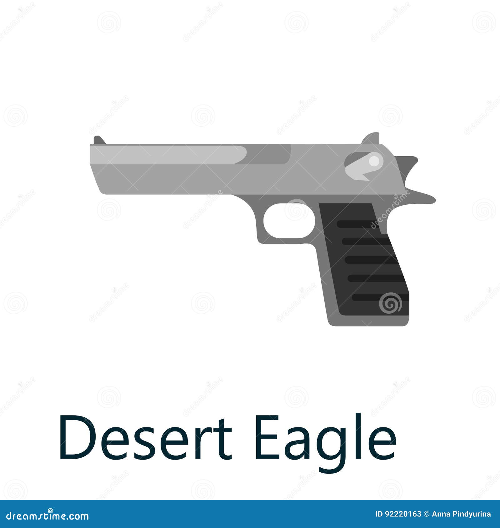 Desert Eagle Stock Illustration