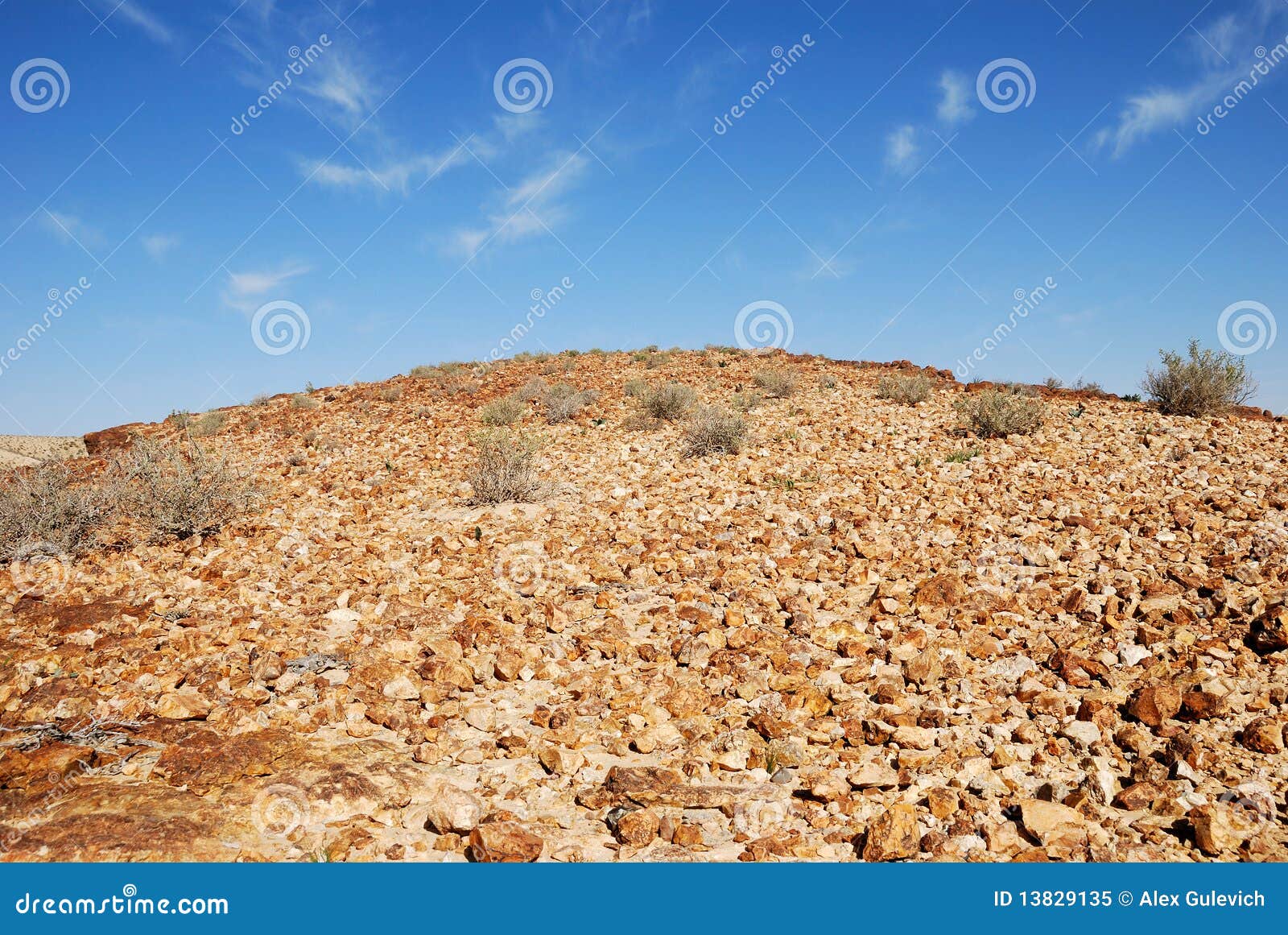 Desert hill stock image. Image of negev, remote, drought 13829135