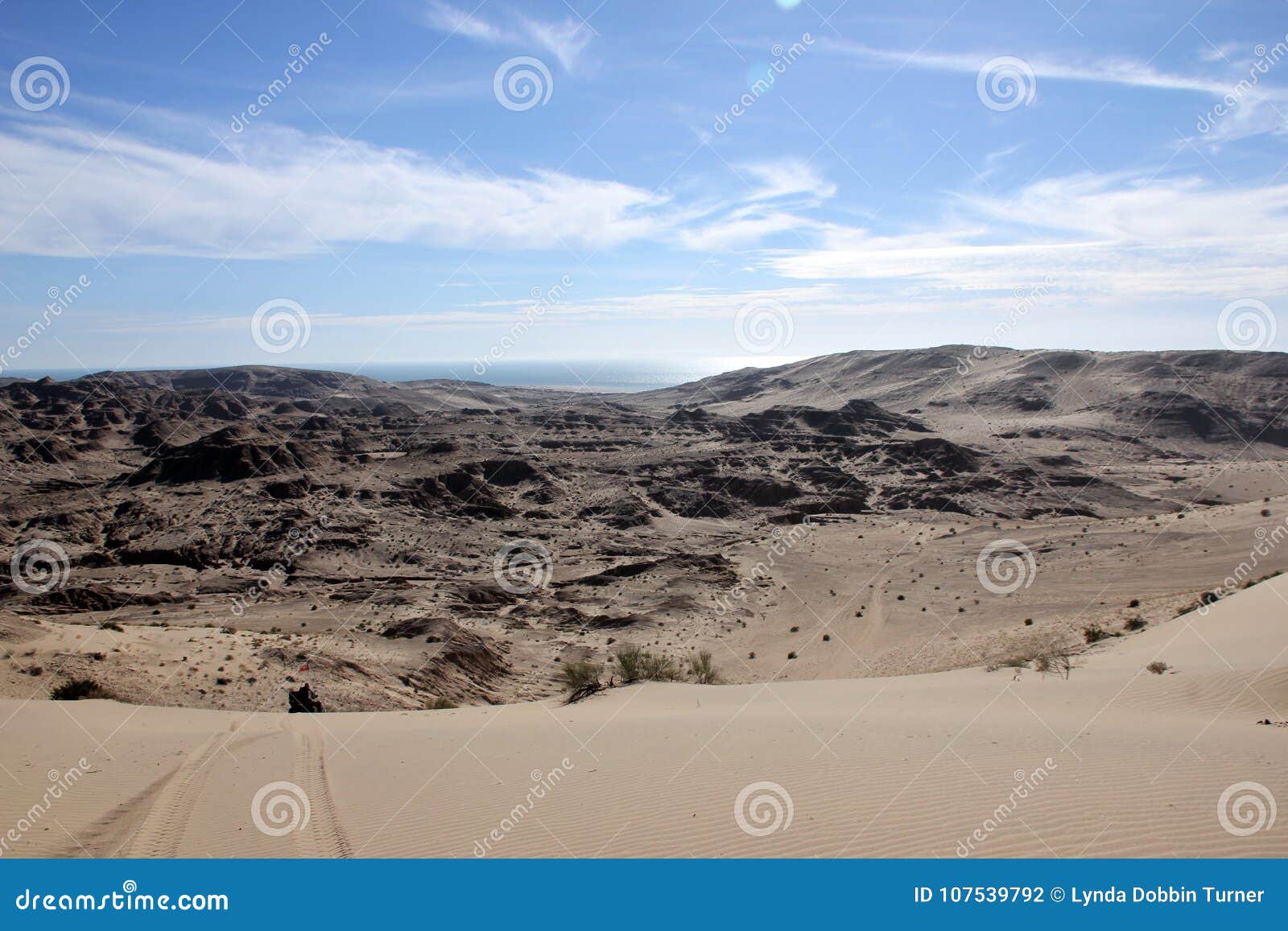 the desert hills around el golfo de santa clara, sonora, mexico.