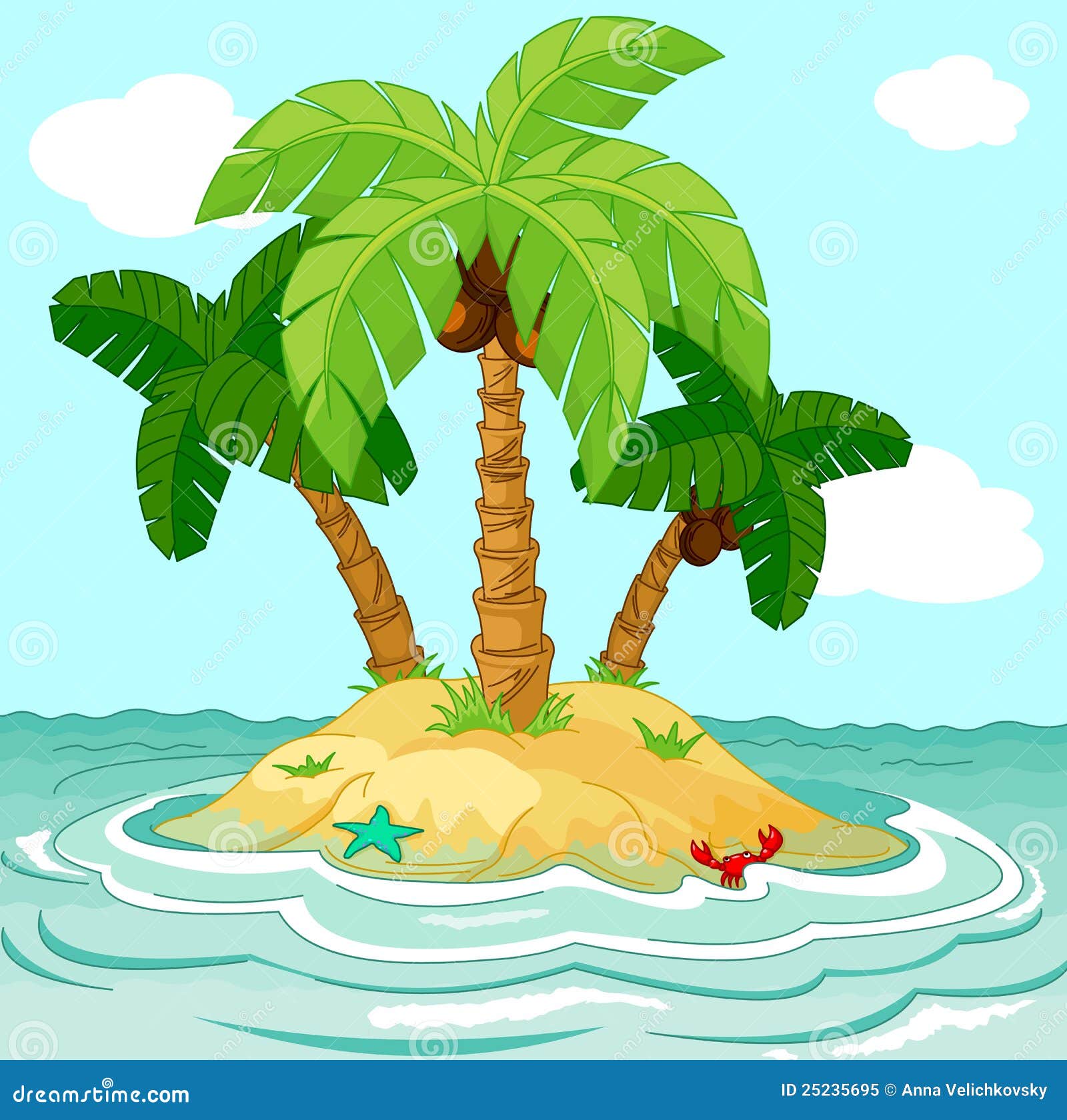 Desert Island Clipart