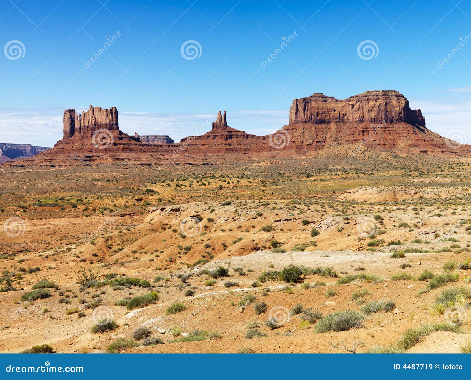 Desert mesa. stock image. Image of vacation, rural, horizontal 4487719