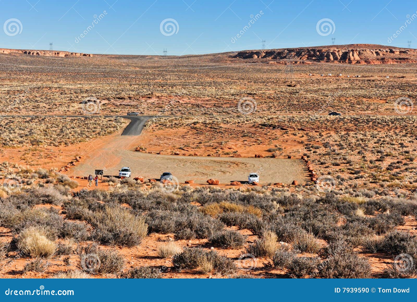 Desert parking lot stock photo. Image of rough, rural 7939590