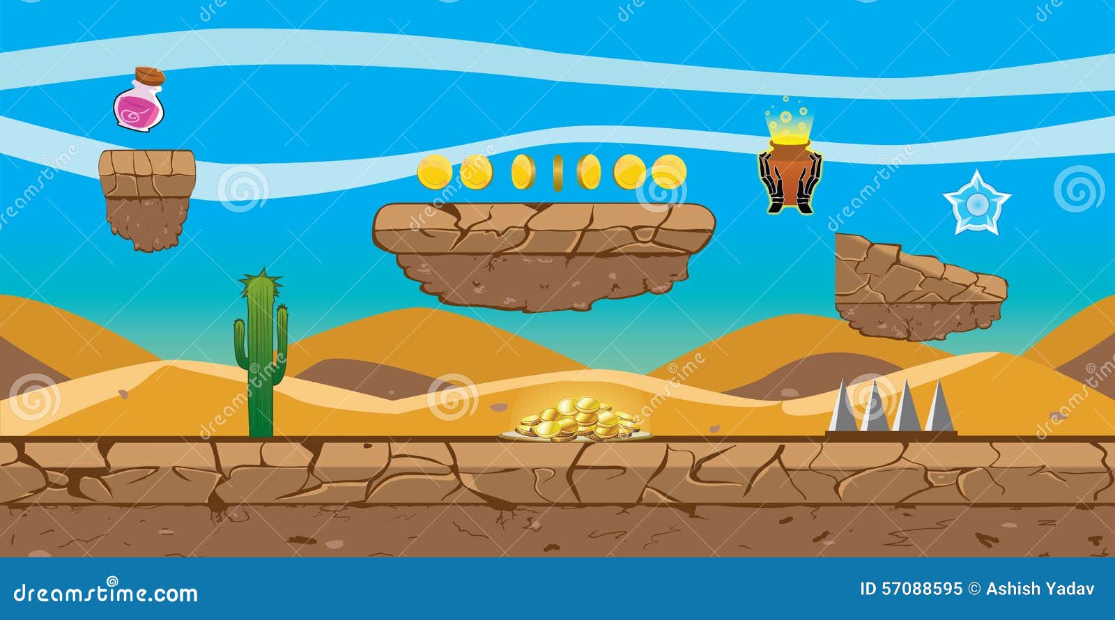 Desert Platform Game Background sẽ đưa bạn đến với những cảnh quan đầy thử thách, hấp dẫn và kỳ bí. Hãy xem hình ảnh để cùng khám phá và trải nghiệm trò chơi đích thực.
