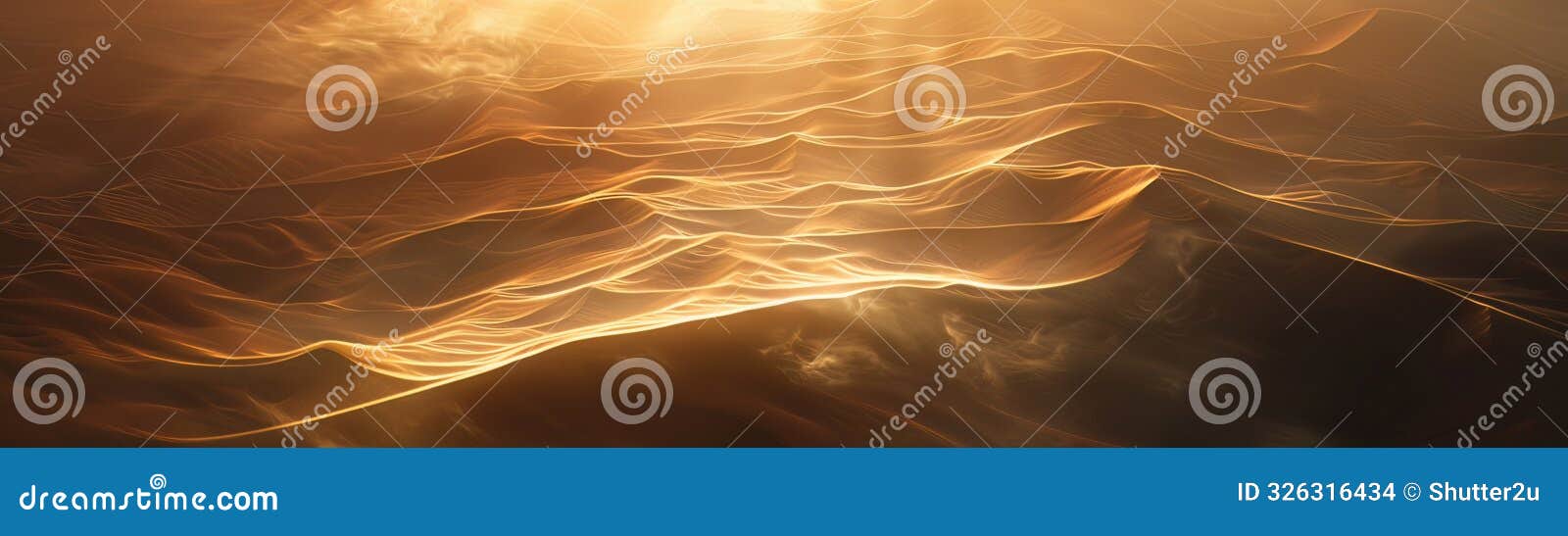 desert sands flowing like rivers with dunes shaping into fluid patterns under a constantly shifting sun