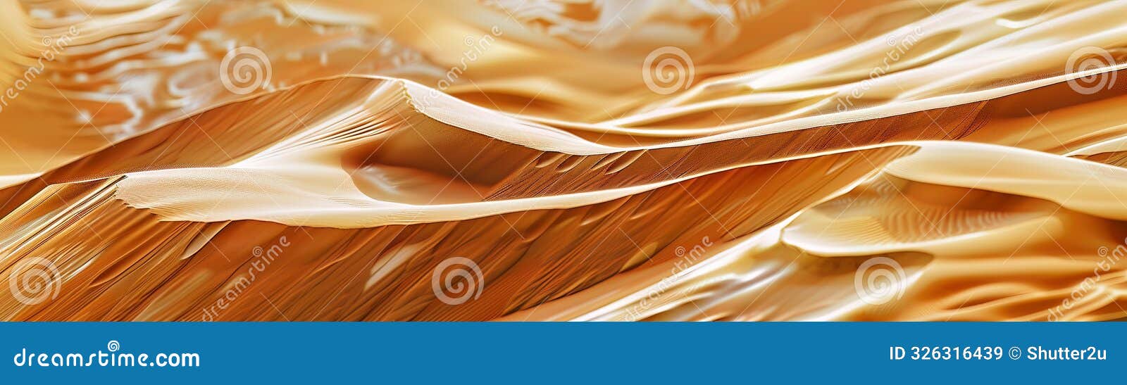 desert sands flowing like rivers with dunes shaping into fluid patterns under a constantly shifting sun