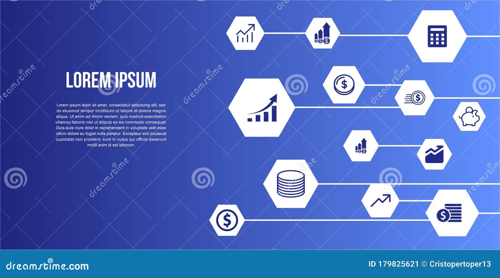 Design Abstract Network Finance Company Icon Stock Vector