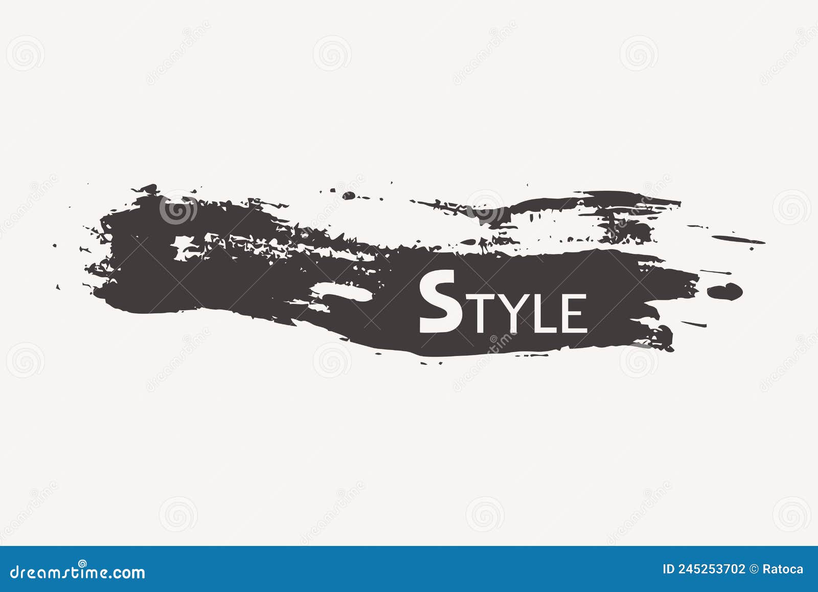 Design of Artistic Ink Stain Stock Vector Illustration of abstract