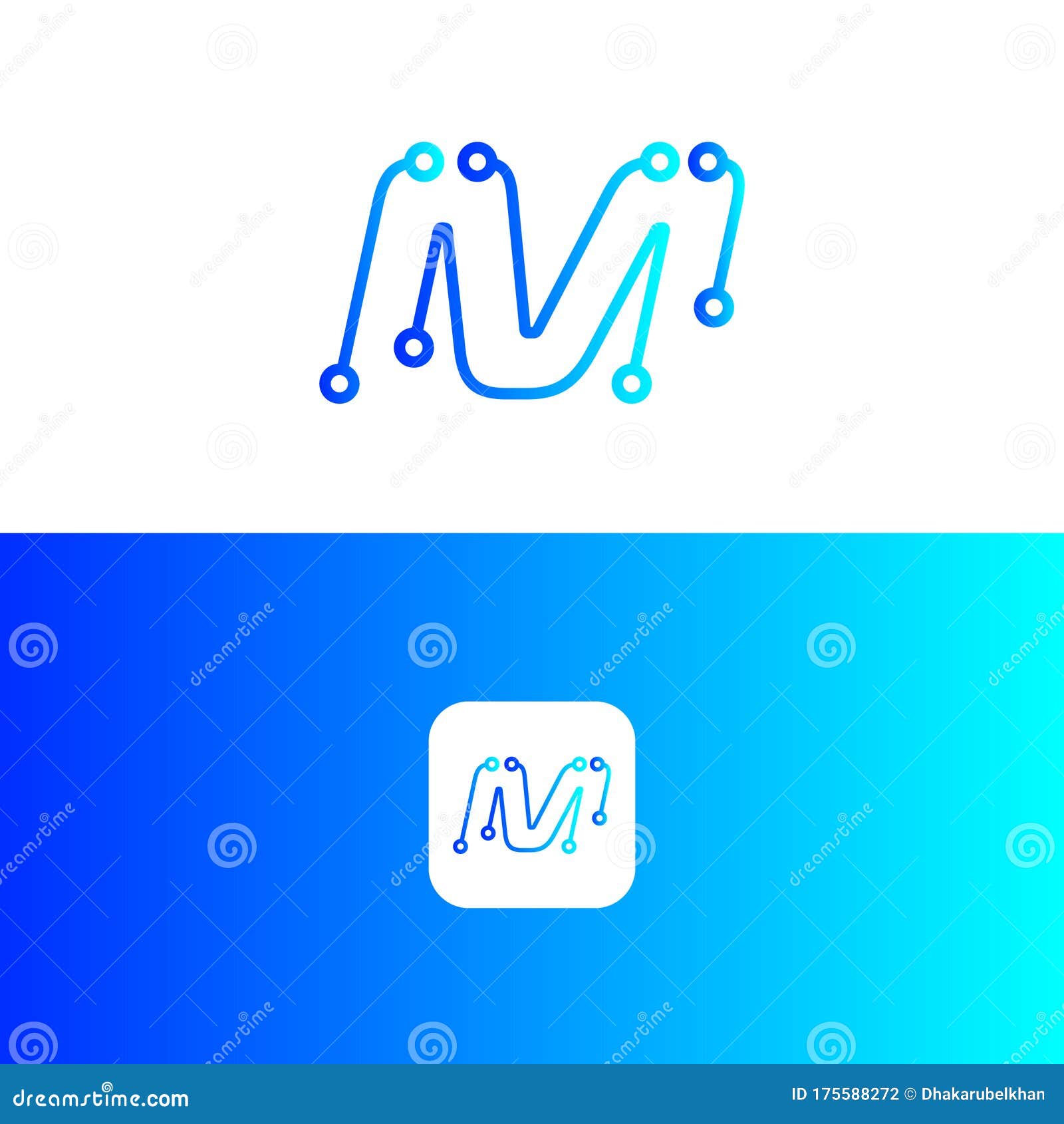 Design A Beautiful Letter M Logo M Letter Technology Logo Vector Image Design A Beautiful Letter M Logo M Letter Technology Logo Vector Image