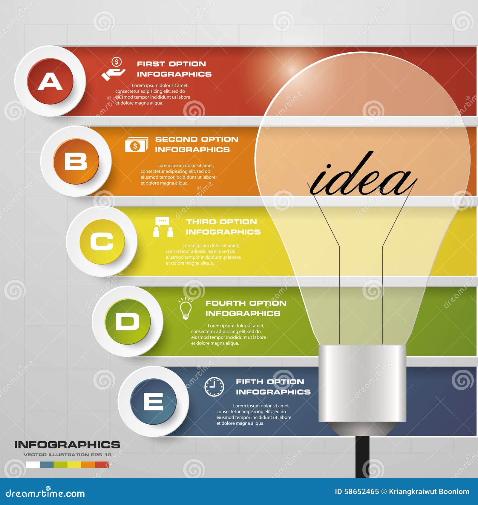 Light Bulb Shapes Chart