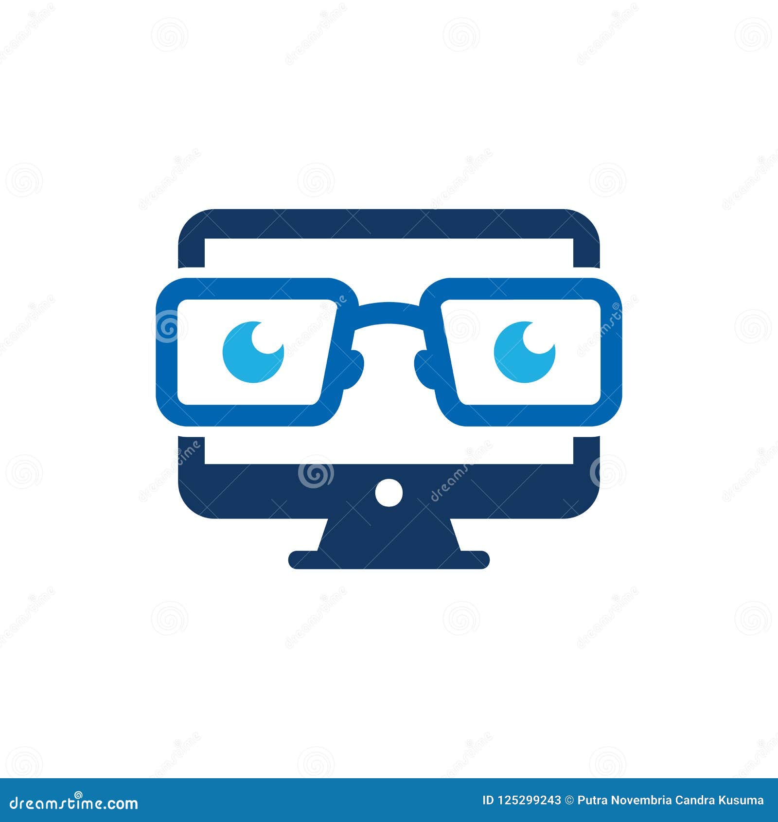 Download Geek Computer Logo Icon Design Stock Vector - Illustration of device, club: 125299243