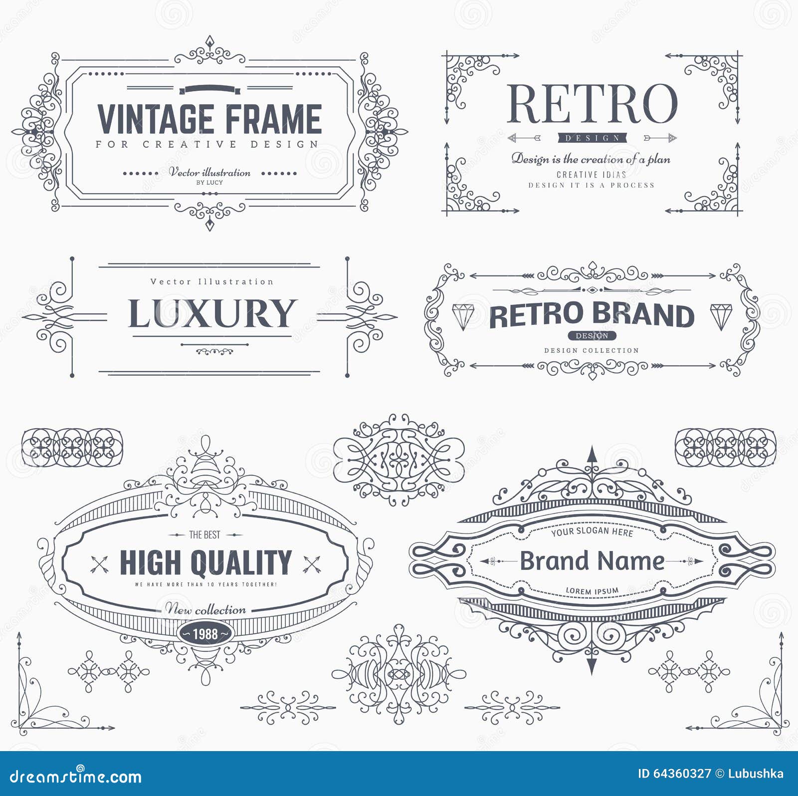 collection of vintage patterns