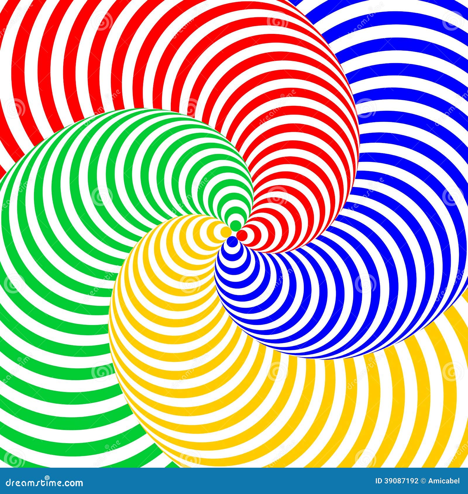 Design Colorful Swirl Circular Illusion Background Stock Design Colorful Swirl Circular Illusion Background Stock