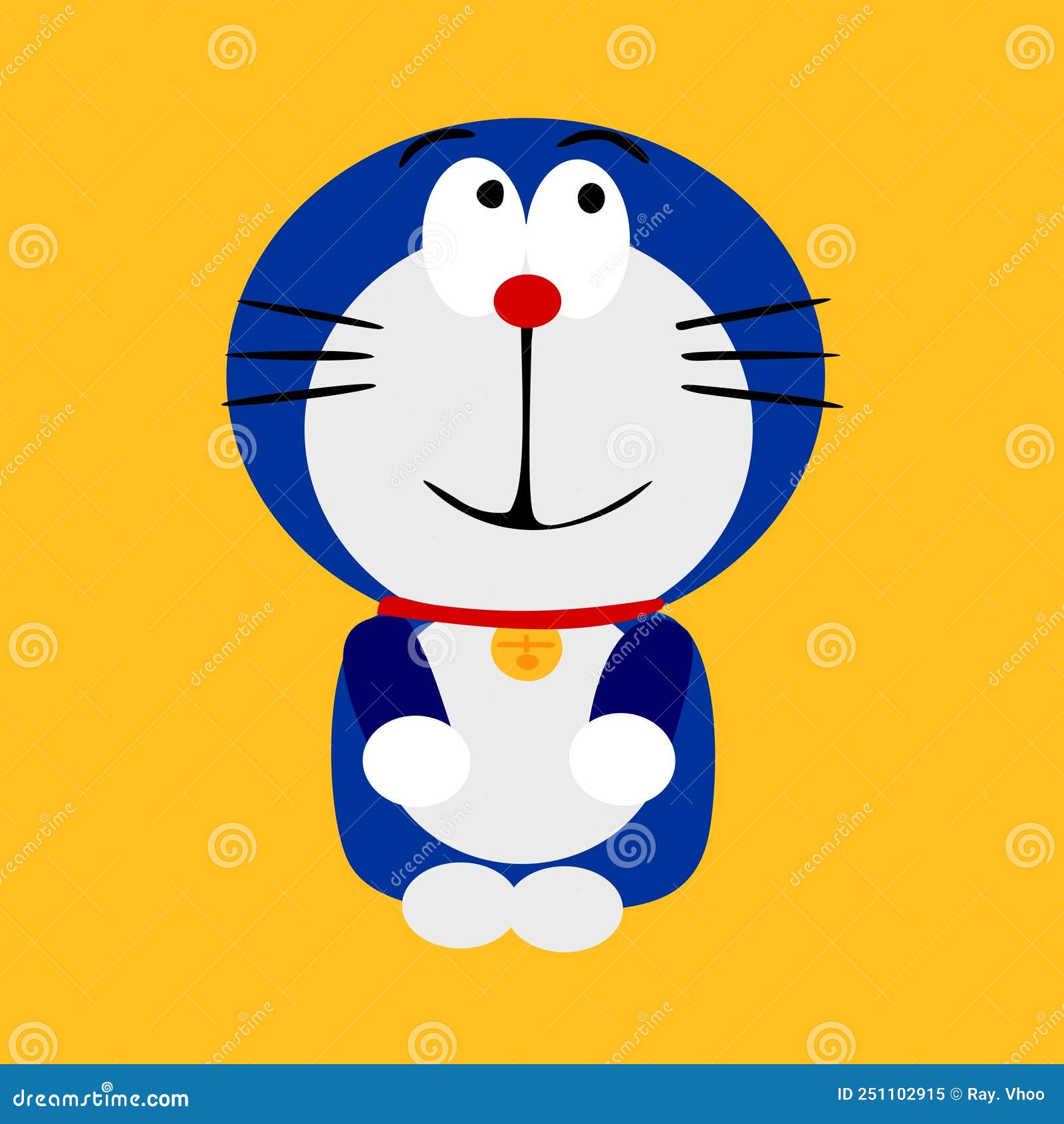  of cute doraemon  doodle caracter