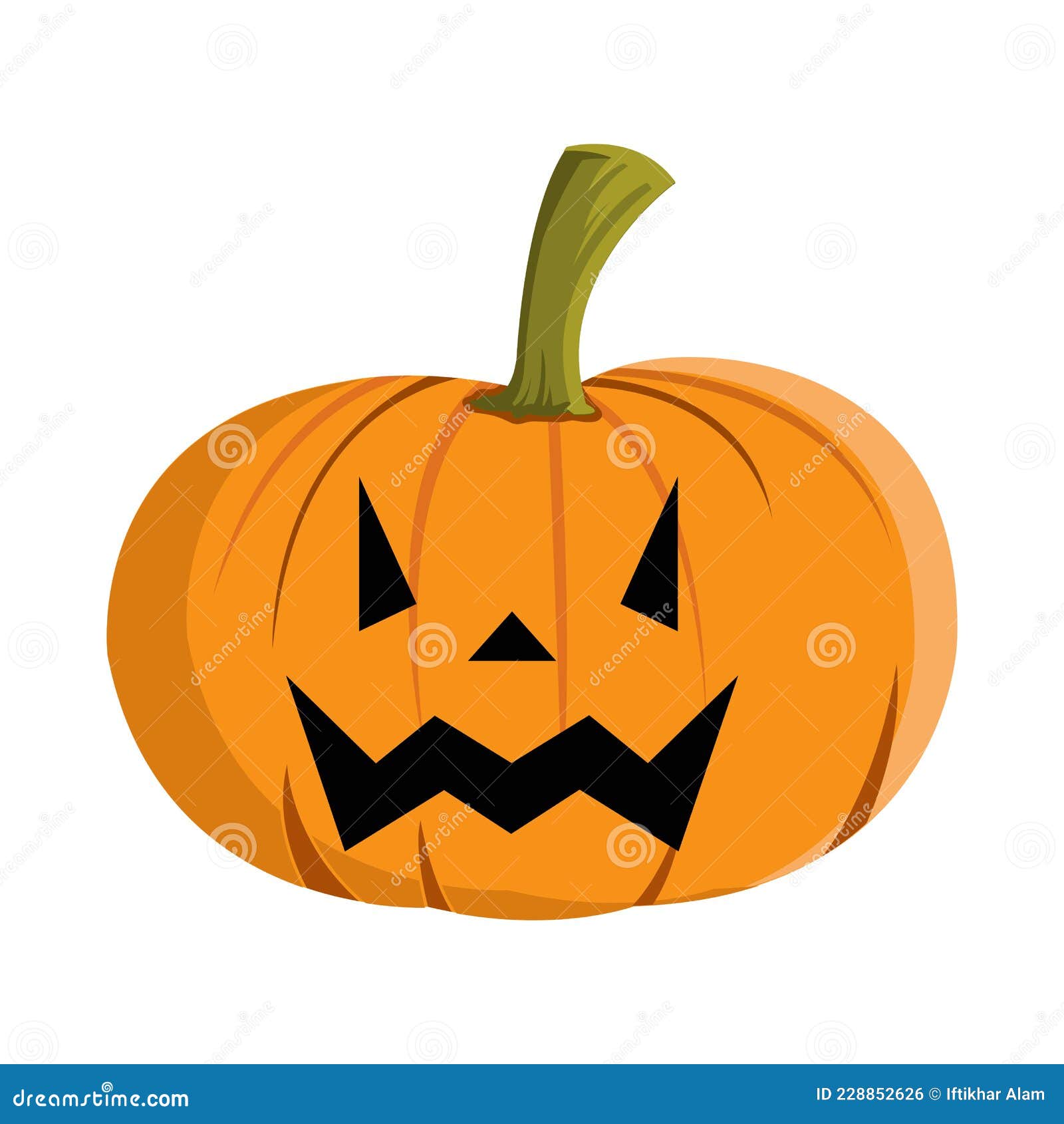 modelo de plano de fundo de halloween com cara de abóbora