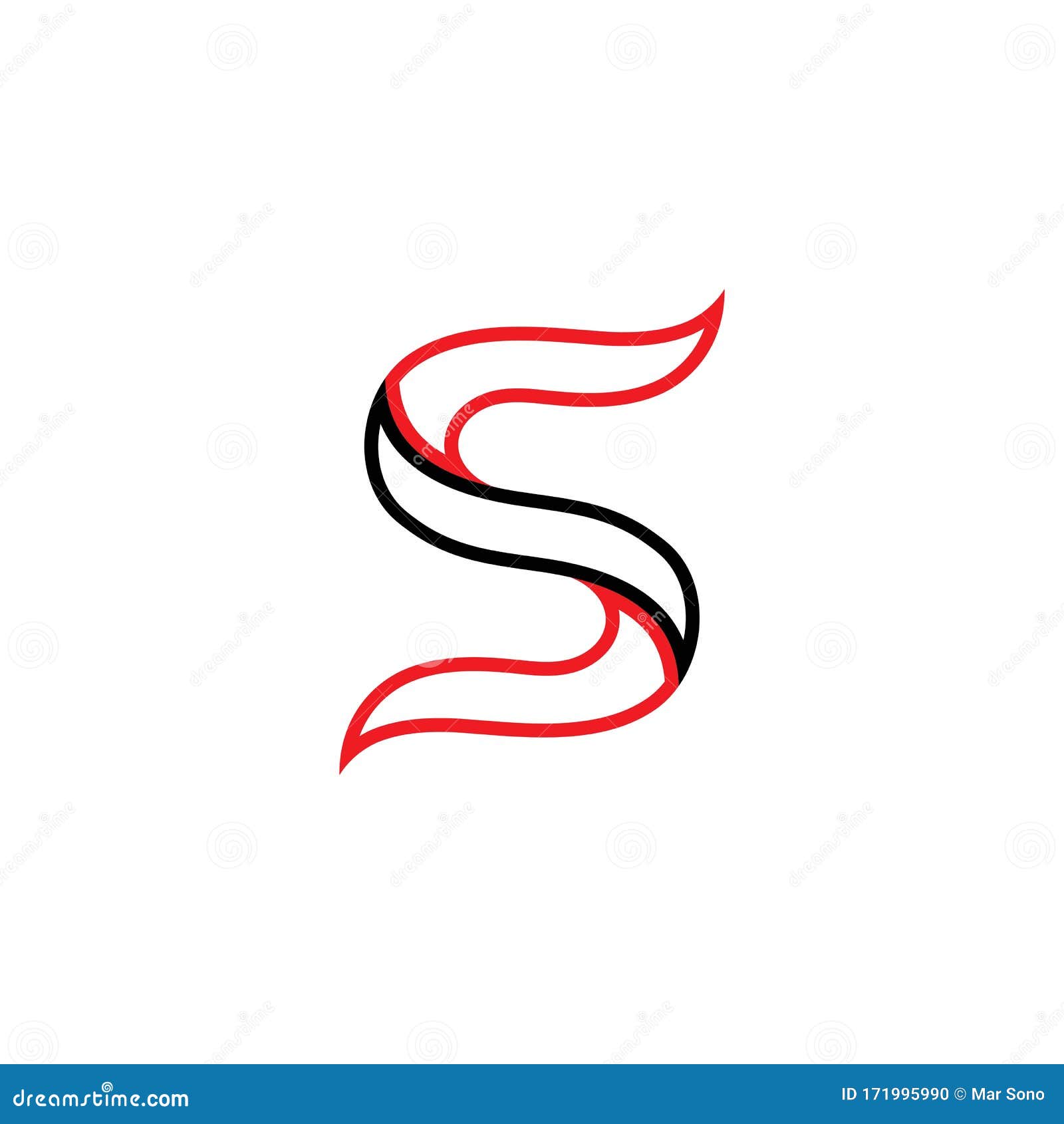 Design De Carta Corporativa Do Logotipo S Ilustração do Vetor