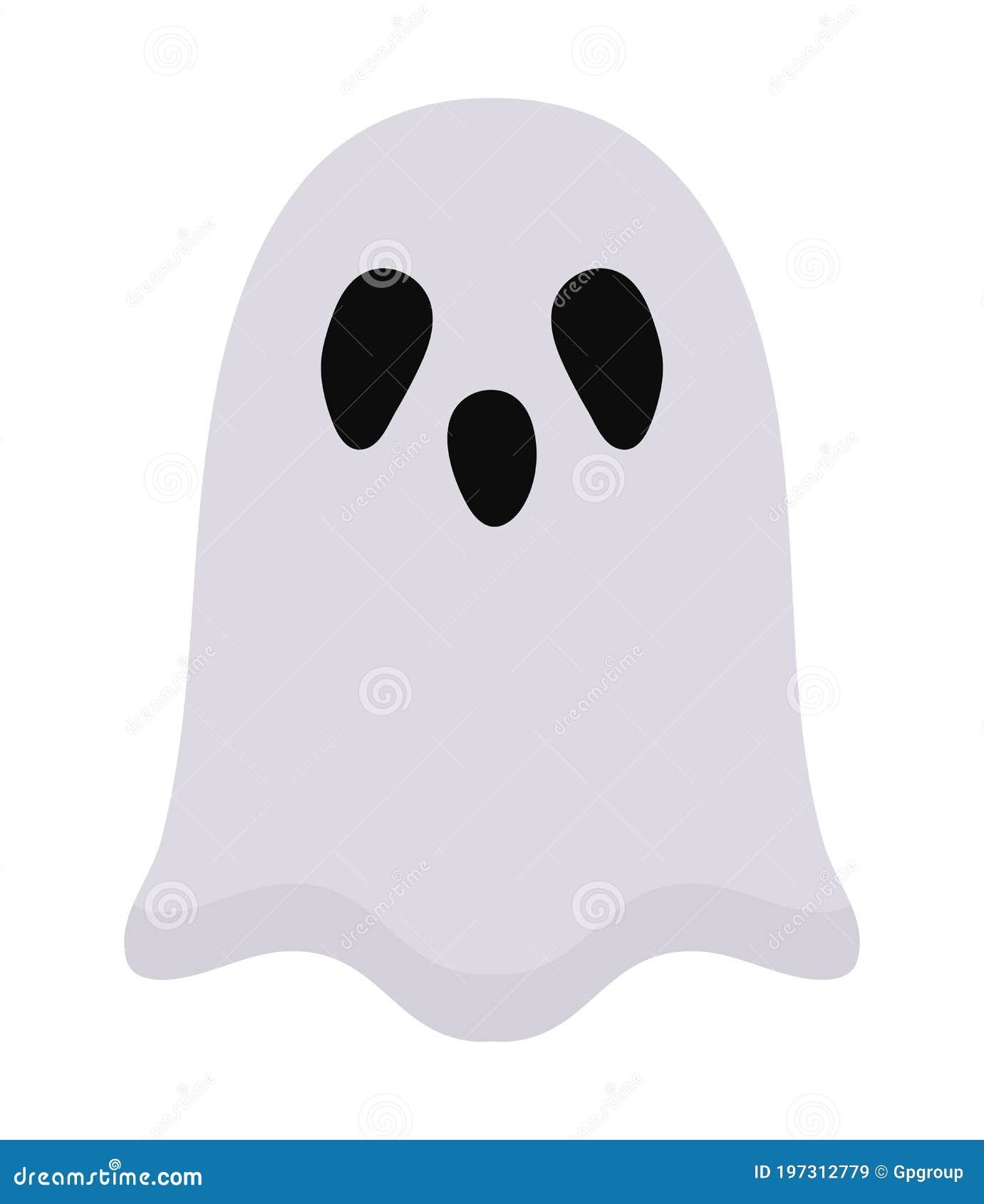 Desenho de fantasma de halloween