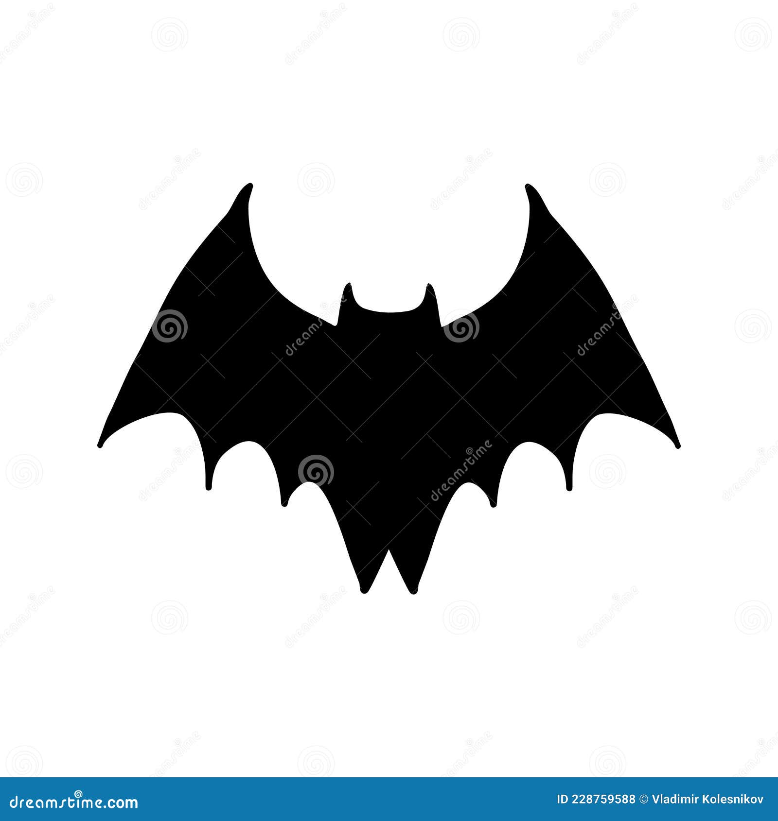 Vetores e ilustrações de Silhueta de morcego de halloween para download  gratuito