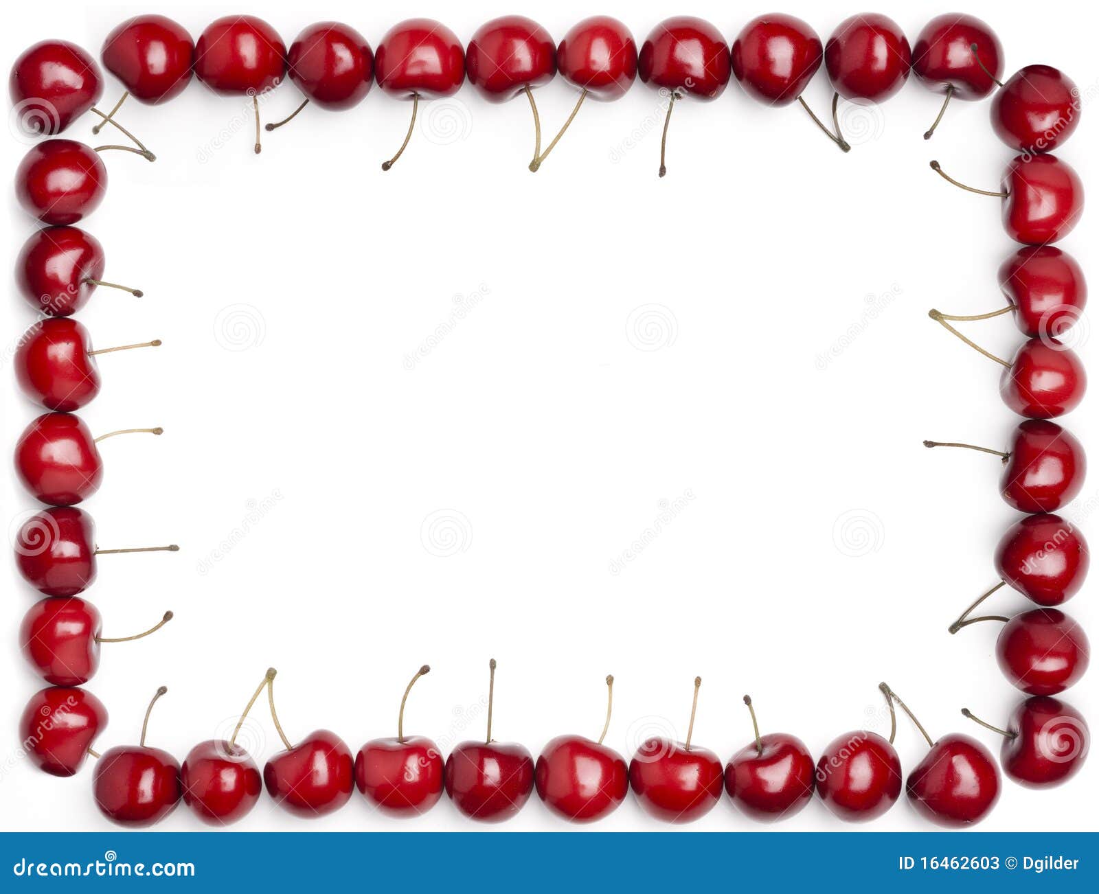 Design Elements - Cherries Border Stock Image - Image of produce