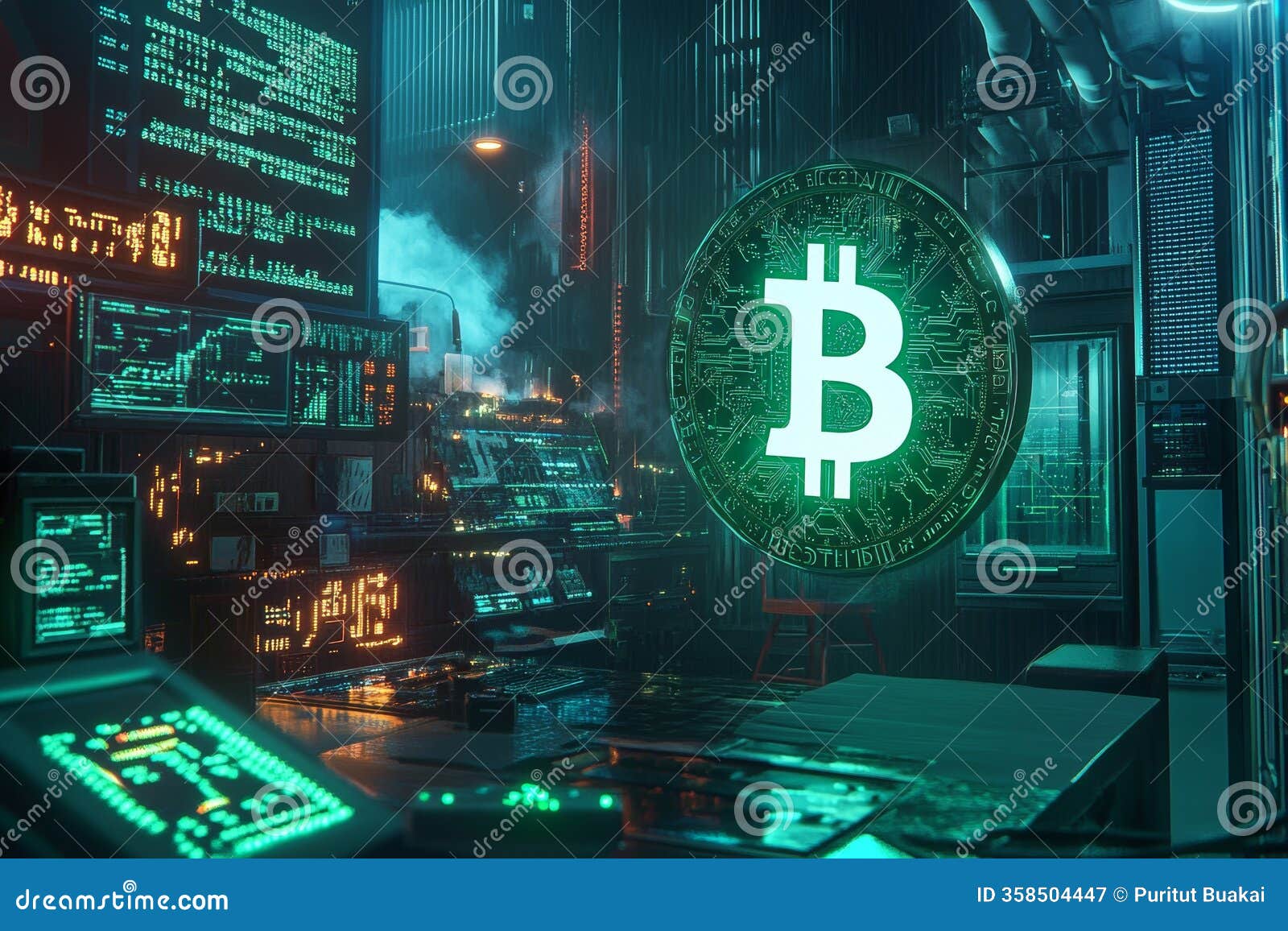 Designed with Futuristic Imagery and Advanced Technology that Captures the  Essence of Cryptocurrency. Stock Illustration - Illustration of metaverse,  modern: 358504447