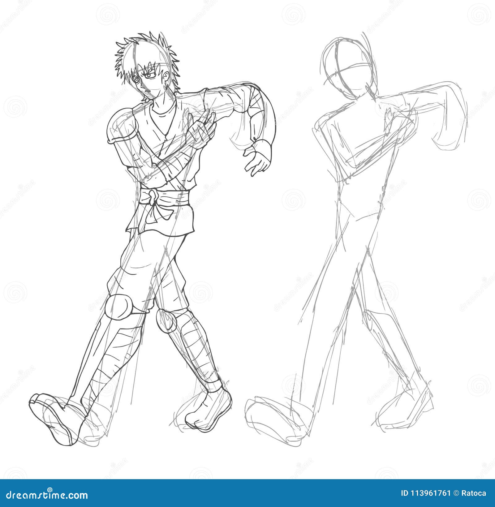 Anime Base Male - Formal bow pose | PoseMy.Art