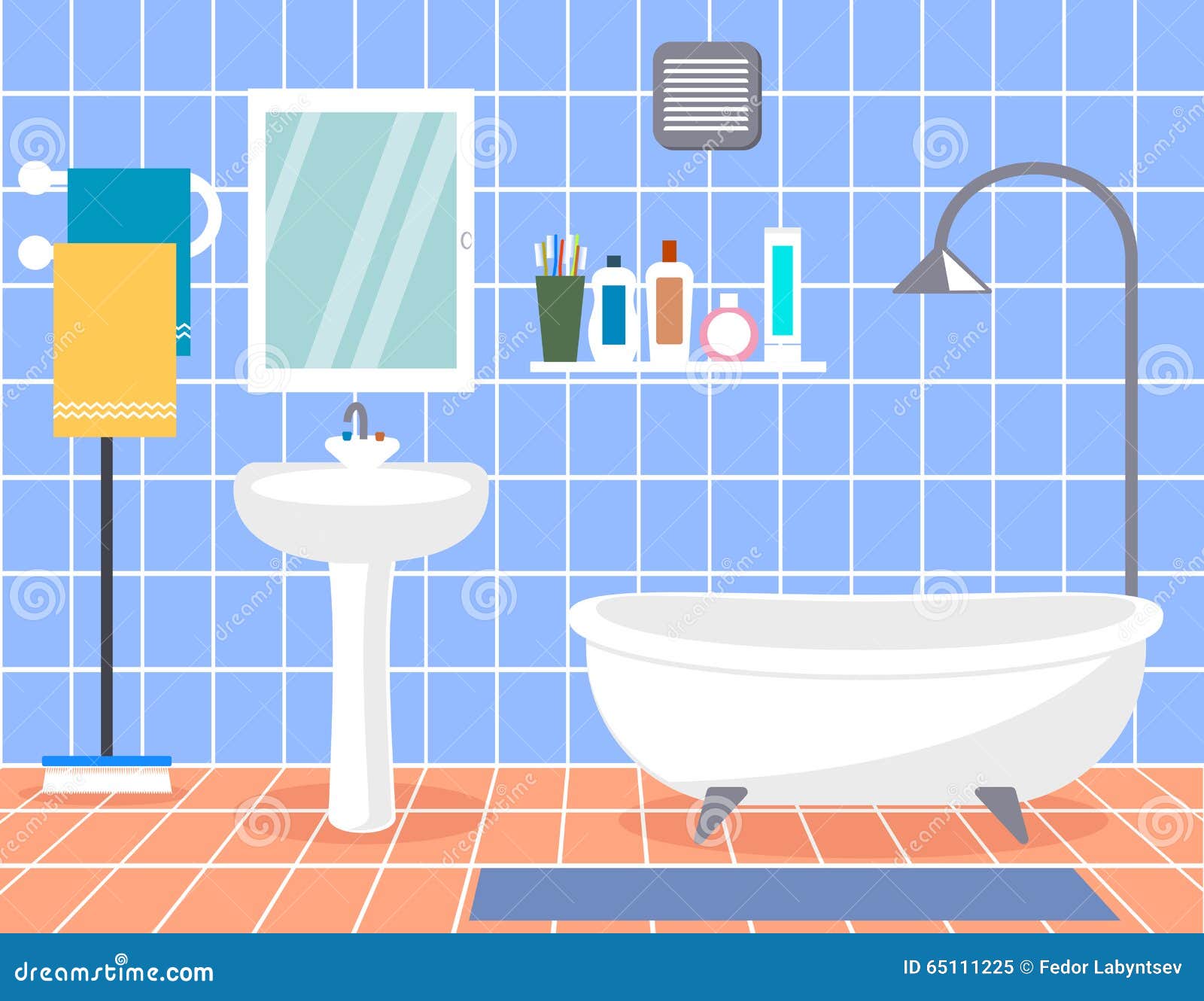 Design Modern Bathroom Bathroom Interior With In Flat Design Modern Bathroom Bathroom Interior With In Flat