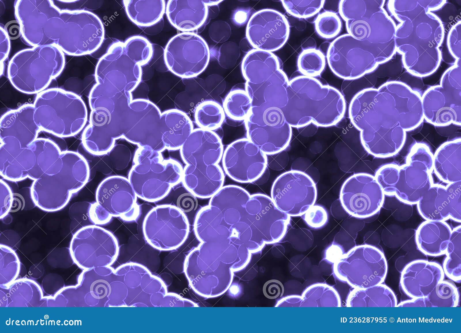  modern big amount of organic living cells digitally drawn texture 