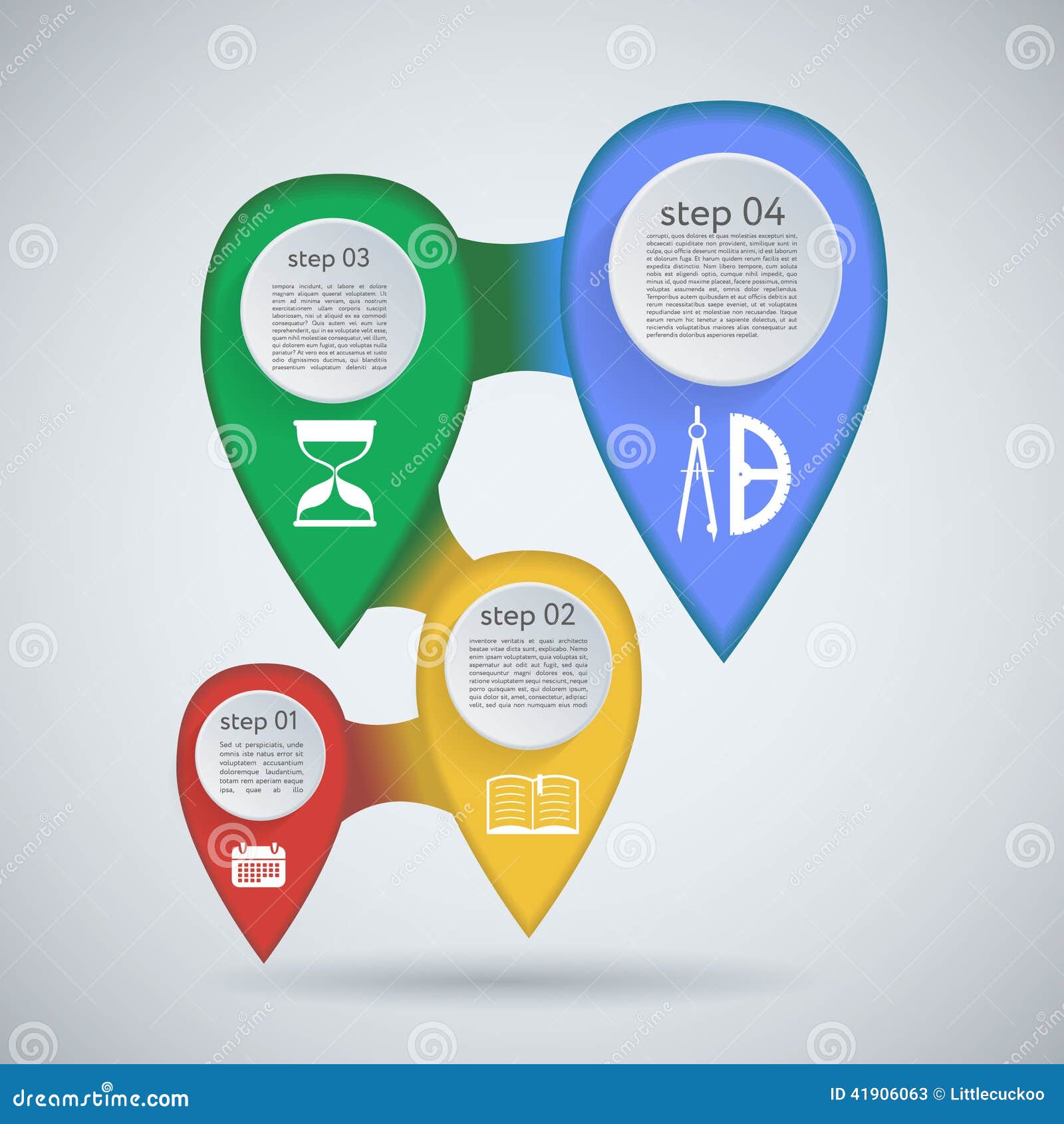 Design Number Banners Template Graphic or Website Layout Stock