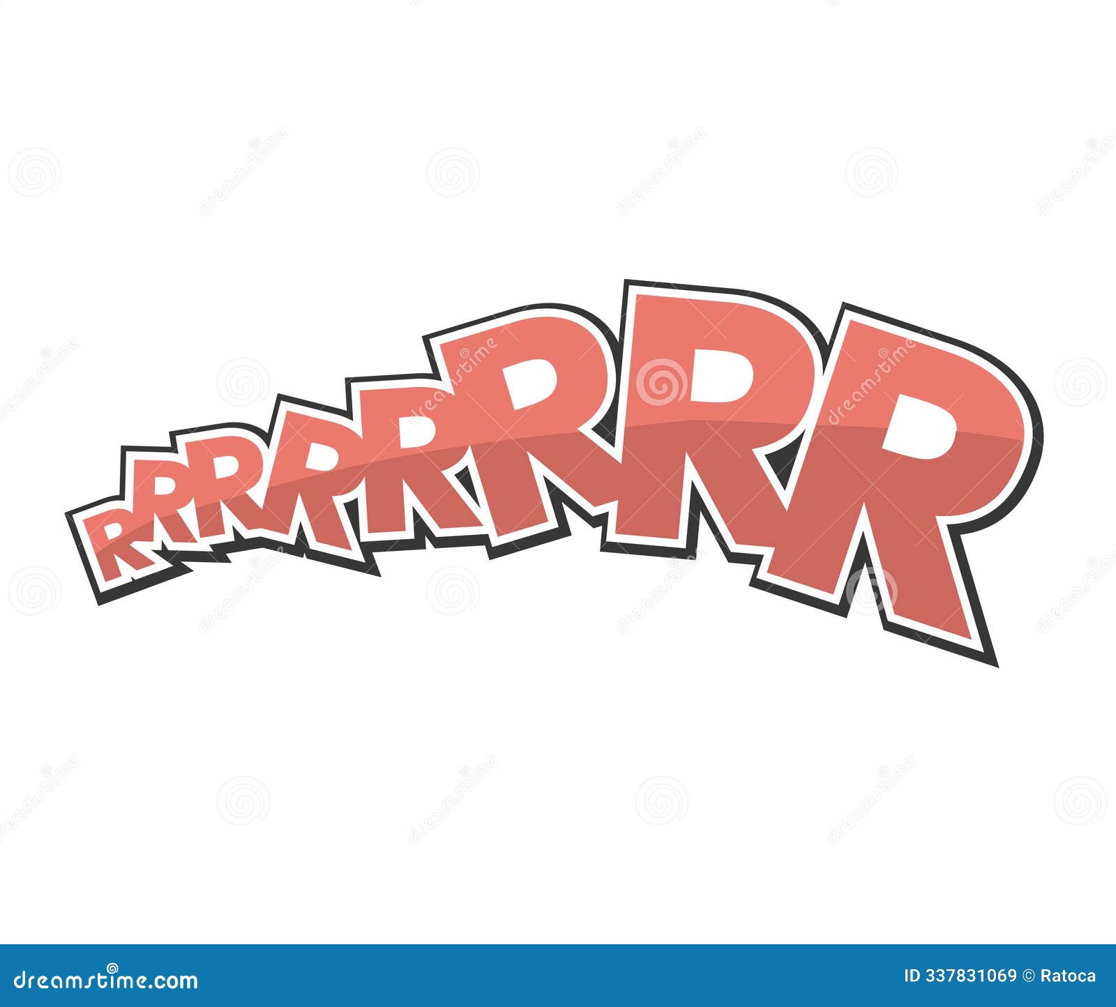 Design Of Onomatopoeia Symbol Cartoon Vector 318395401