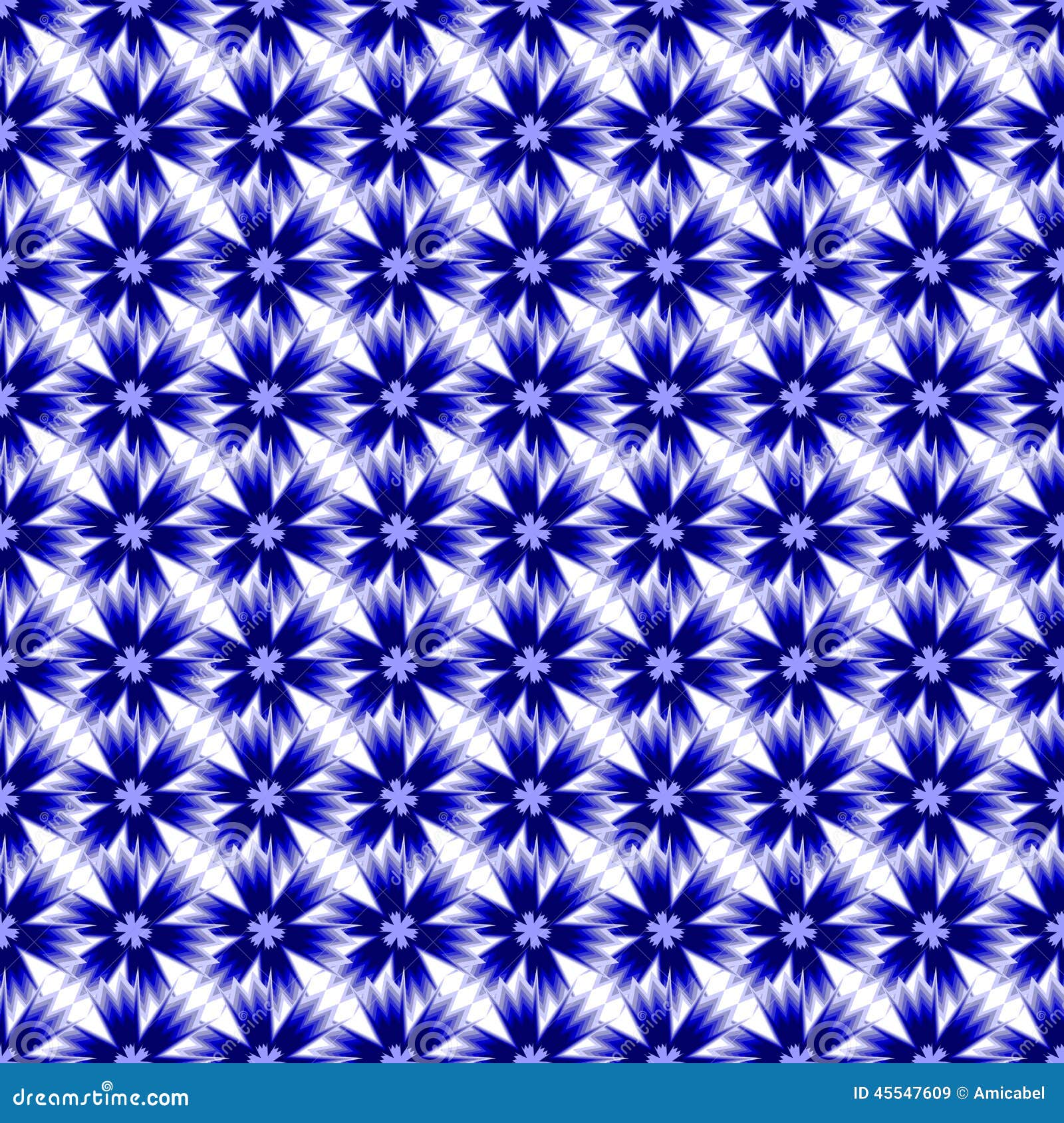 Design Seamless Colorful Cornflower Pattern Stock Vector Illustration