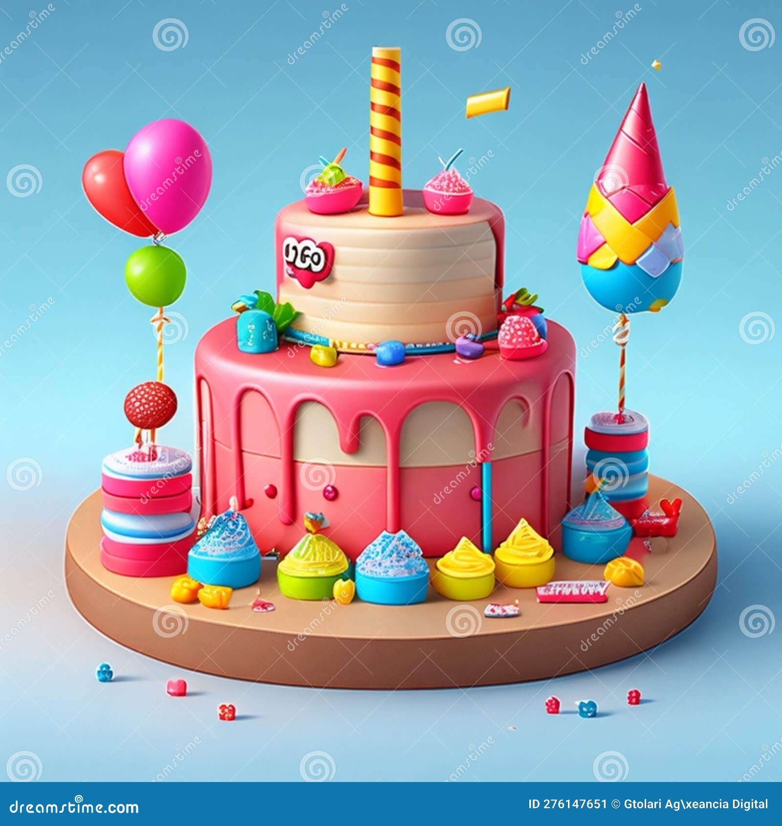 3,100+ Birthday Cake 3d Stock Photos, Pictures & Royalty-Free Images -  iStock | Happy birthday