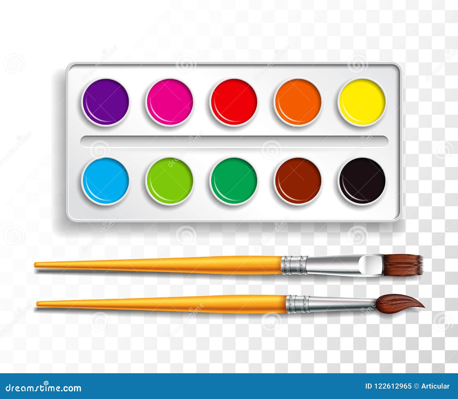 Paint Brush Painting Vector Hd PNG Images, Paint Board And Brush