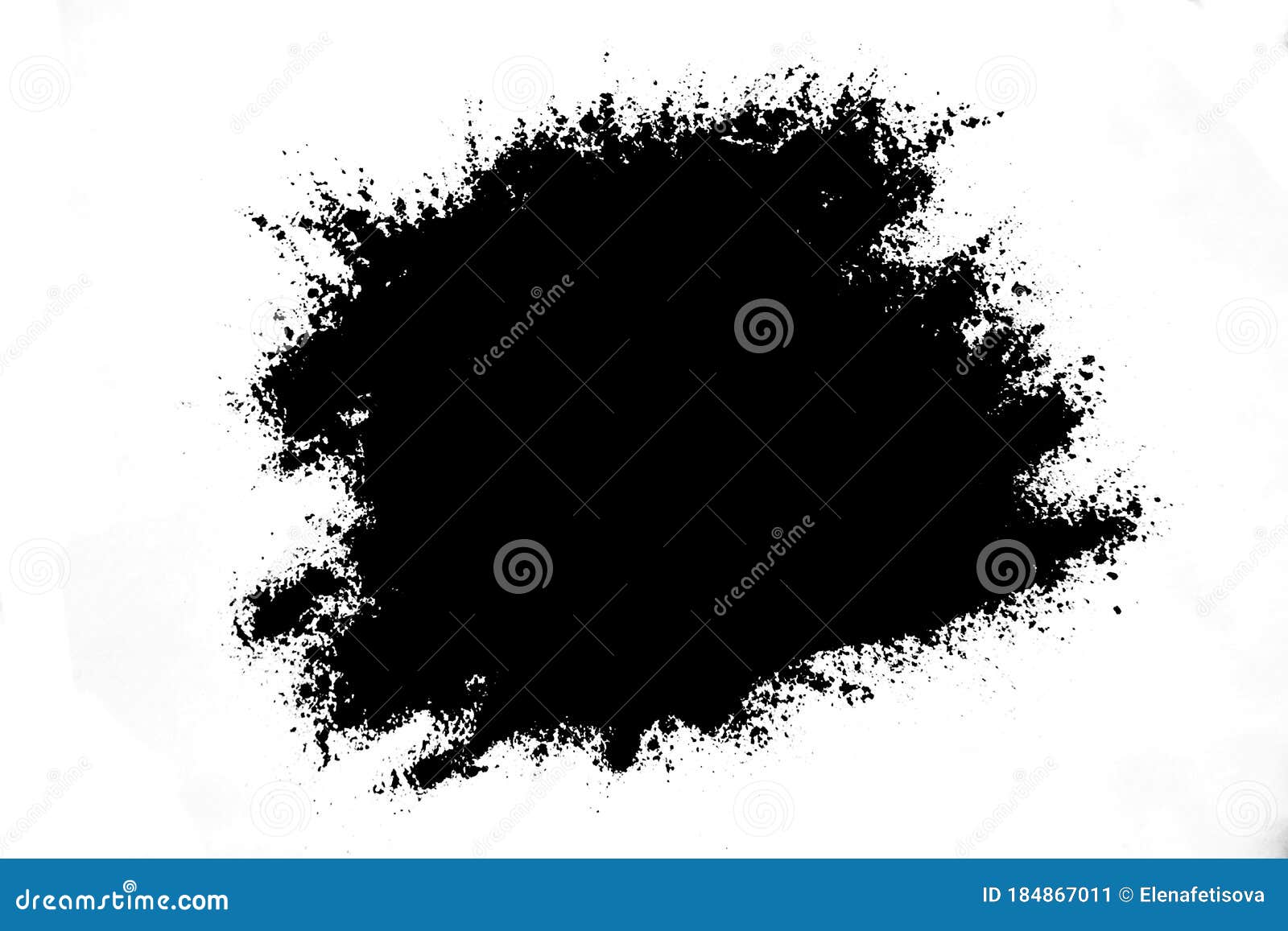 Design of a Splash of Black Dry Paint on a White Background Stock Image -  Image of dust, effect: 184867011